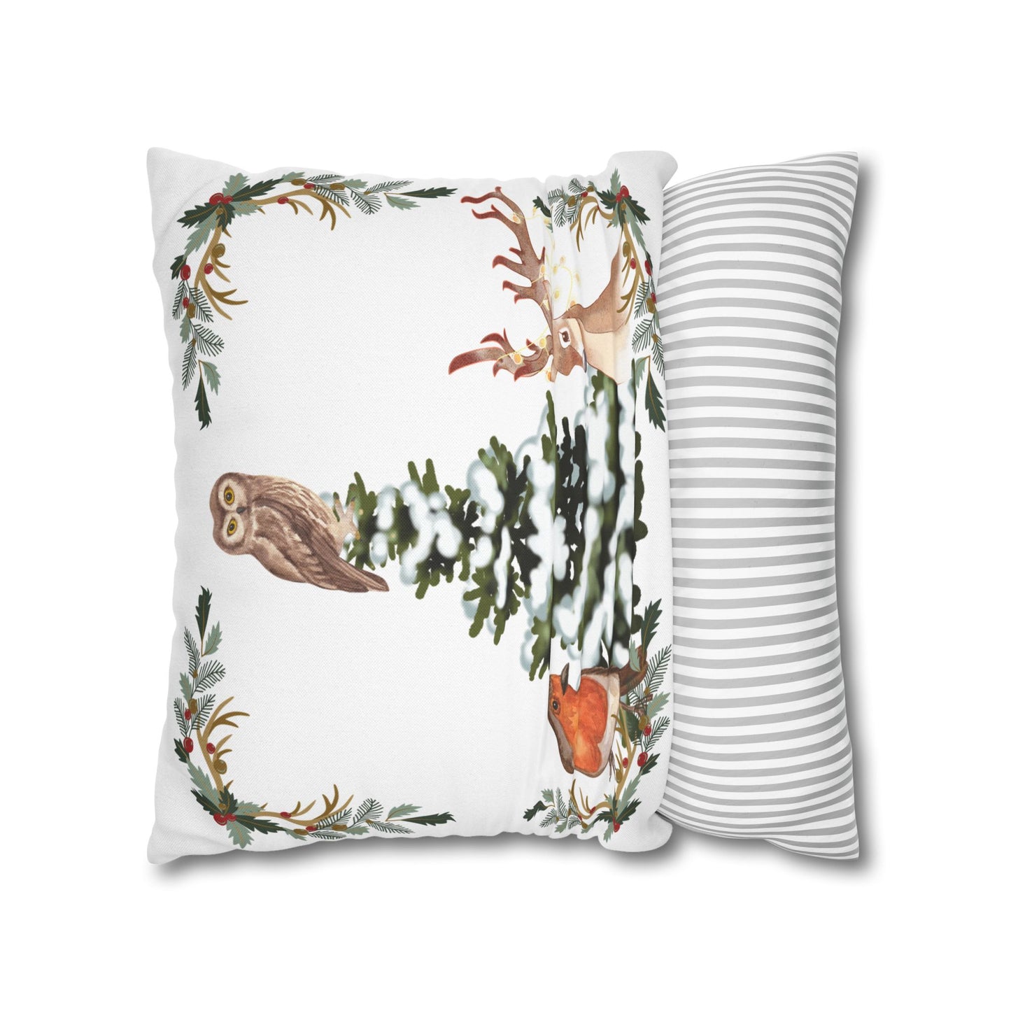 Winter Tree White - Square Pillowcase - Various Sizes