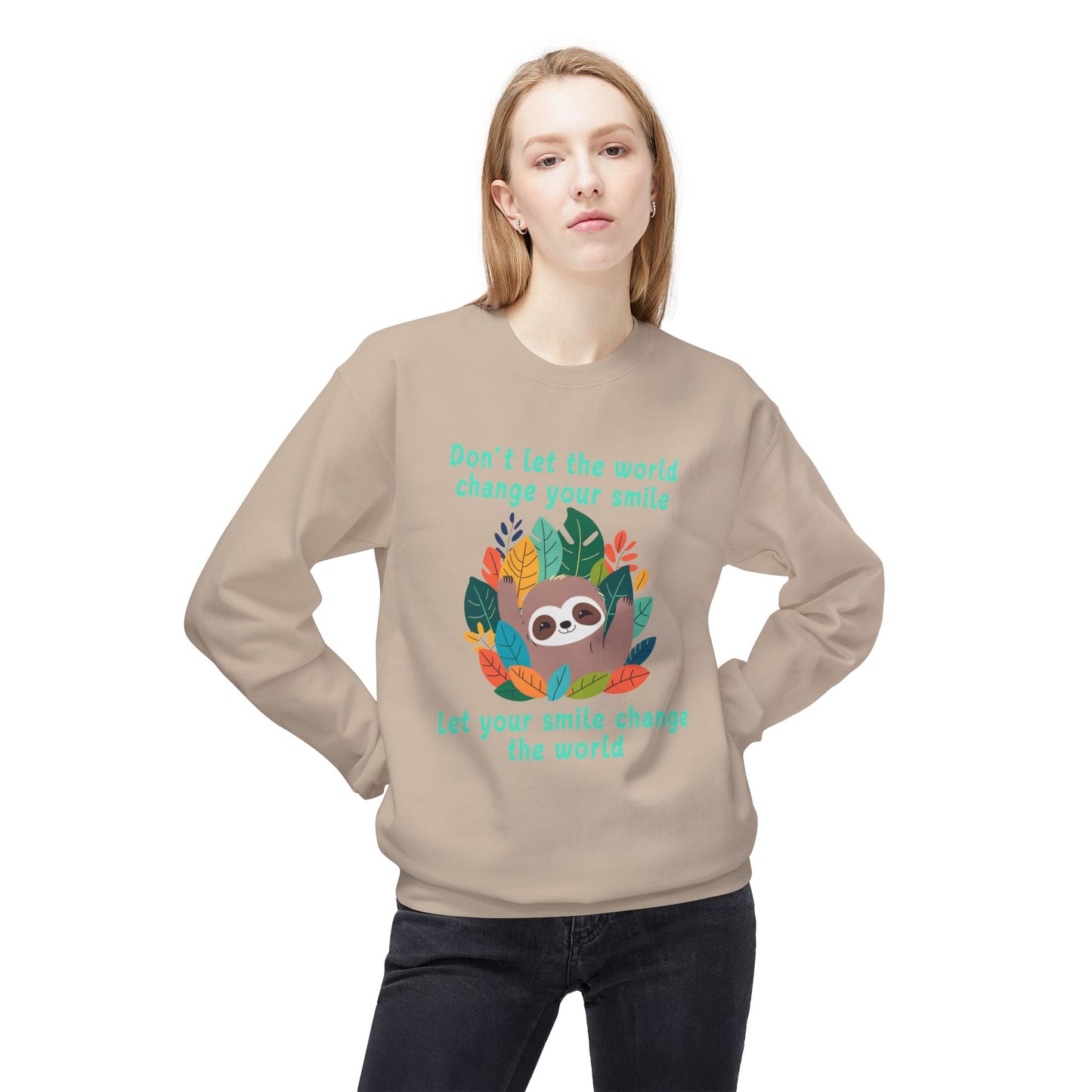 Sloth Smile - Adult Unisex Sweatshirt