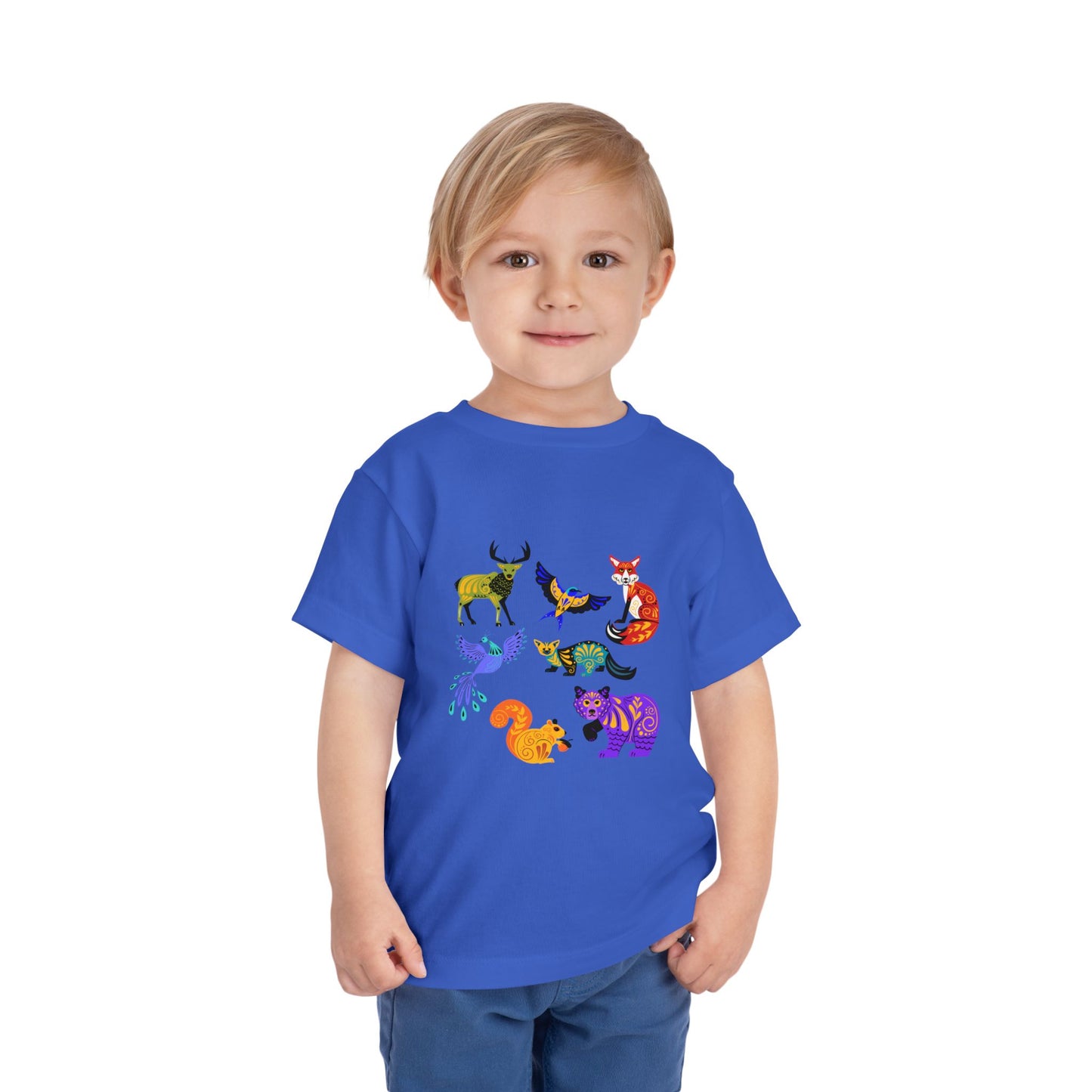 Artsy Animals - Toddler Short Sleeve Tee