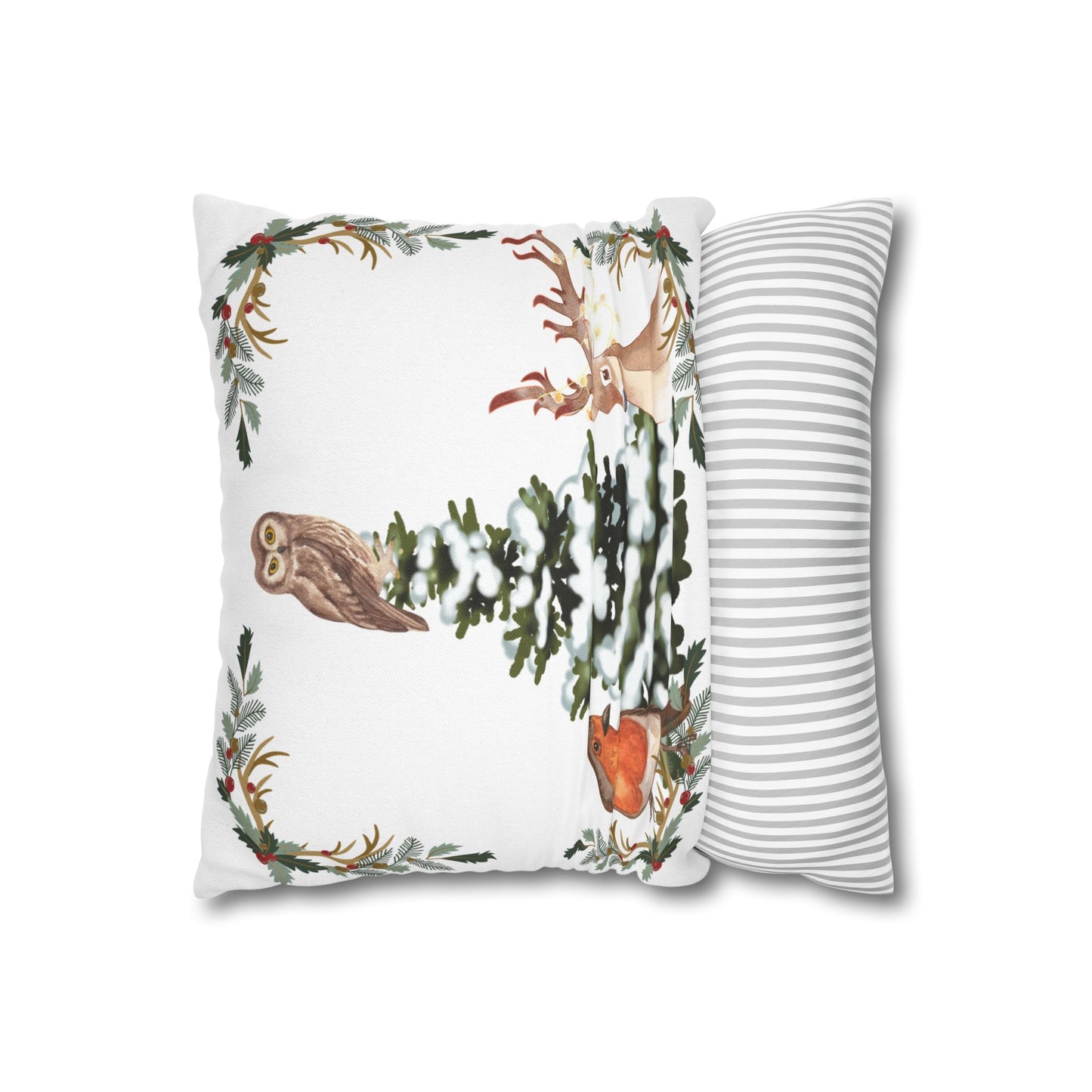 Winter Tree White - Square Pillowcase - Various Sizes