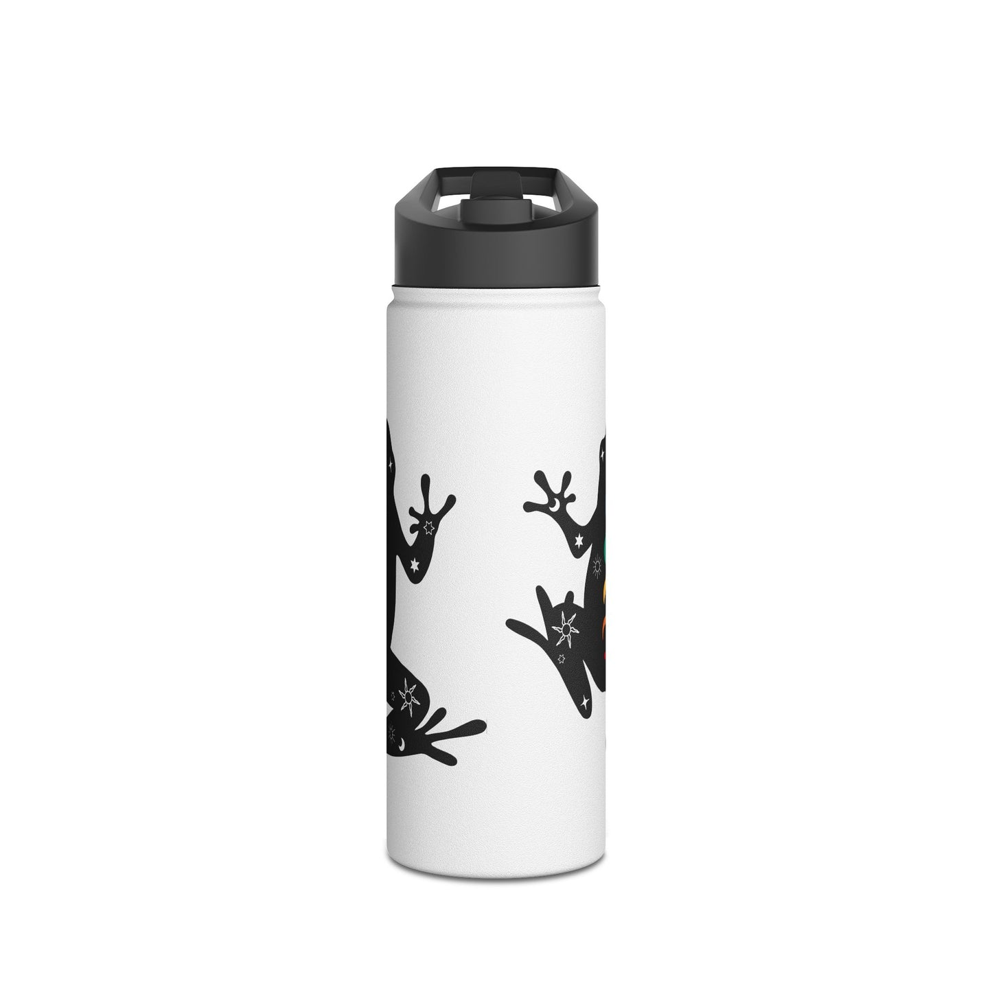 Healing Frog - Stainless Steel Water Bottle, Standard Lid