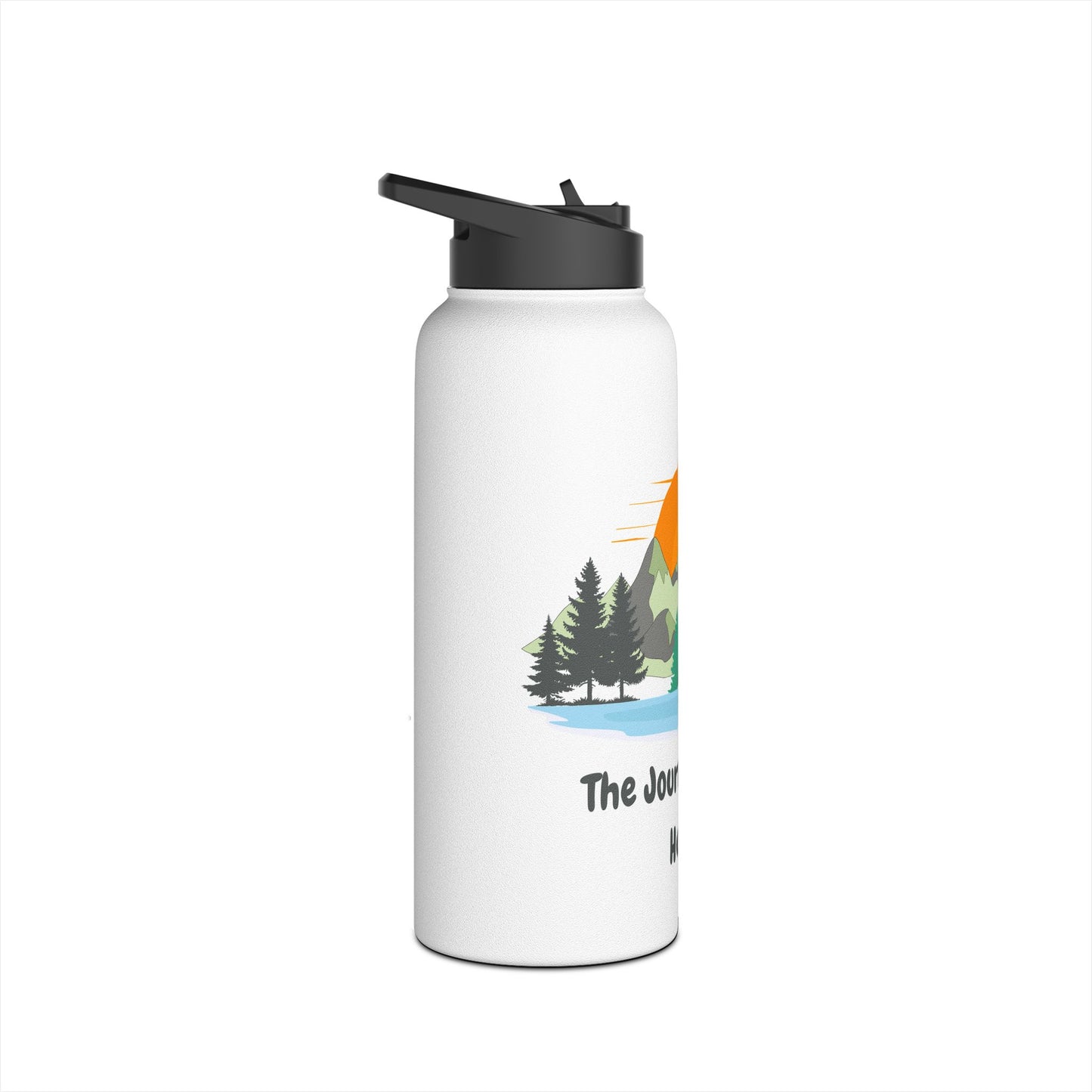 Journey Starts Here - Stainless Steel Water Bottle