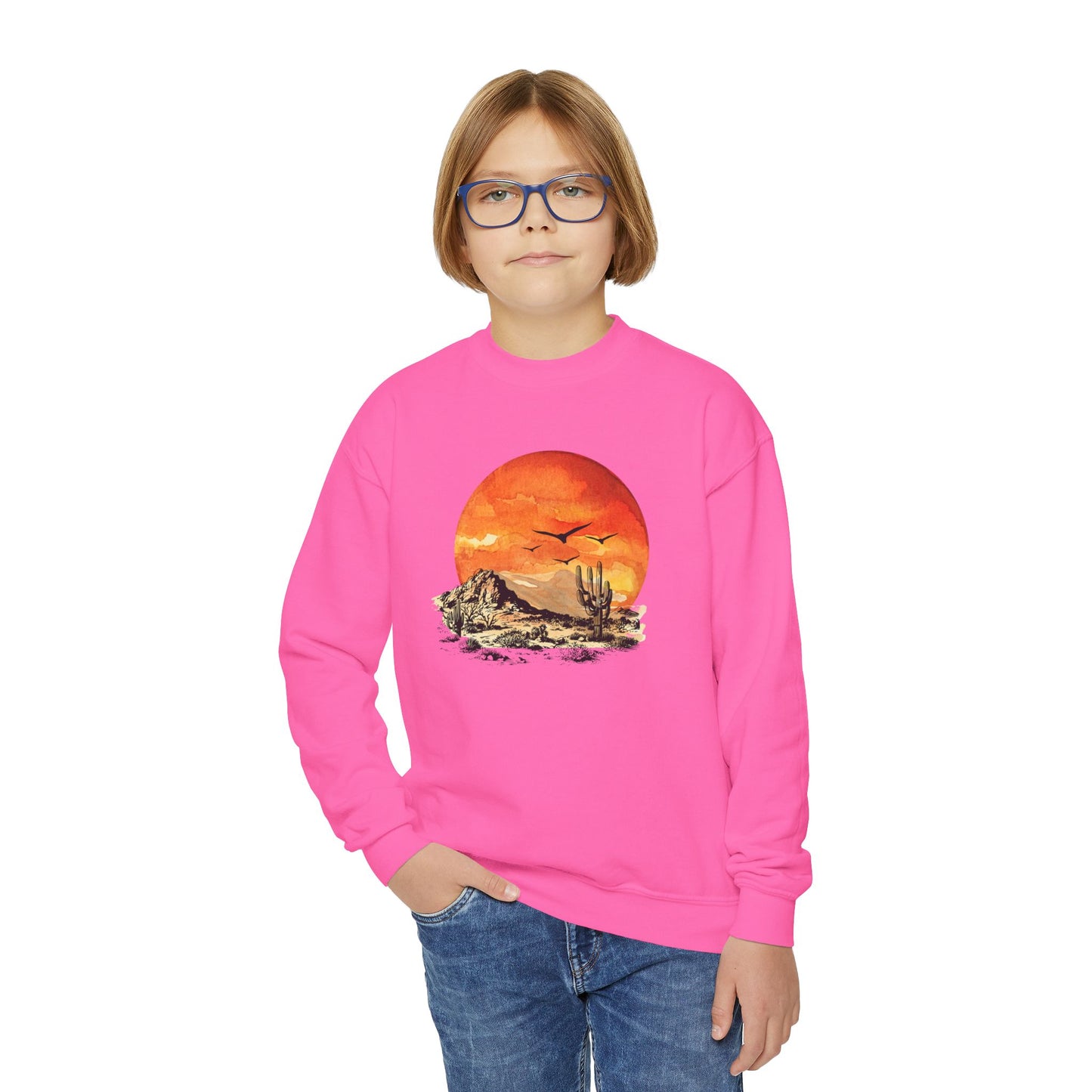 Desert Sun - Youth Crewneck Sweatshirt