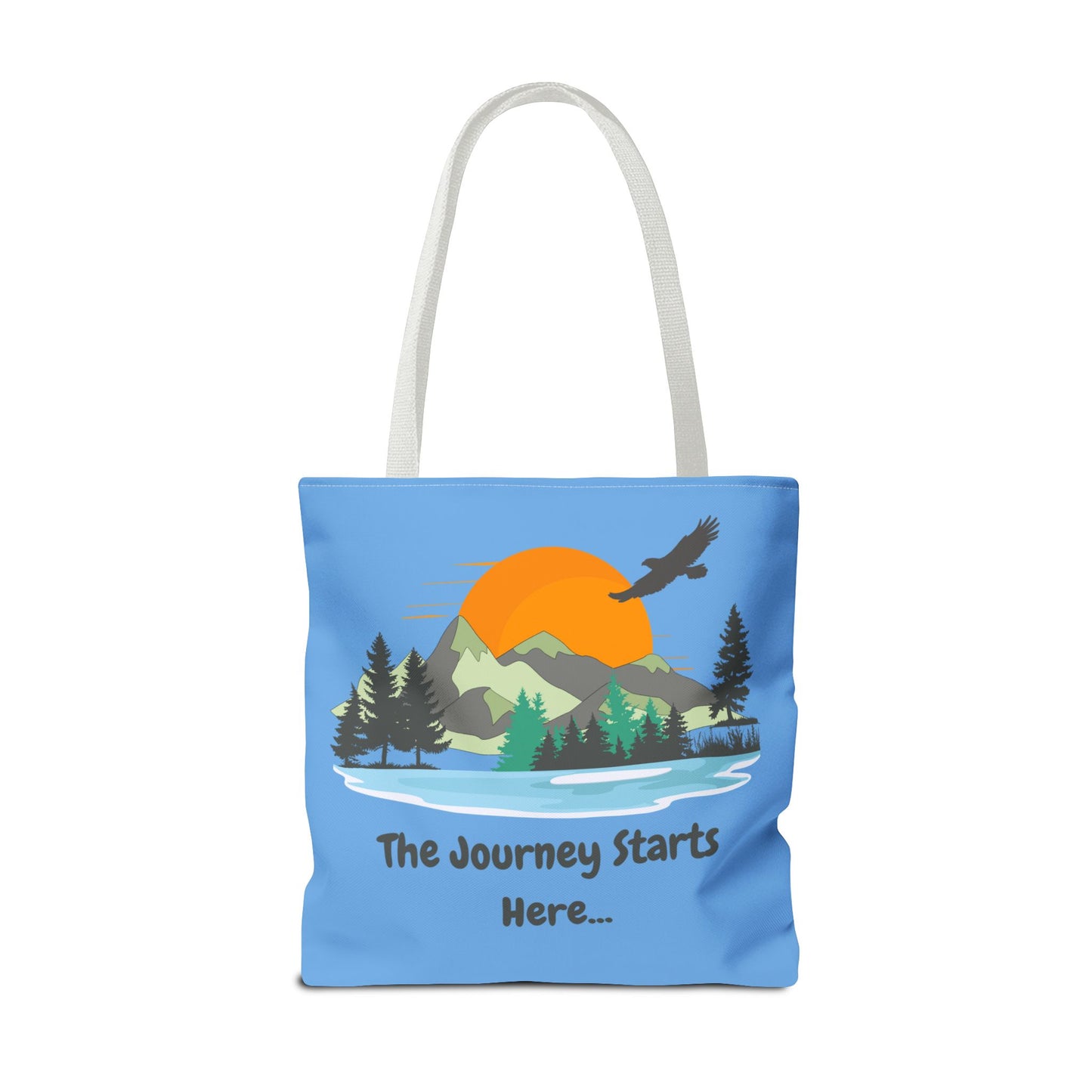 Journey Starts Here - Tote Bag (AOP)