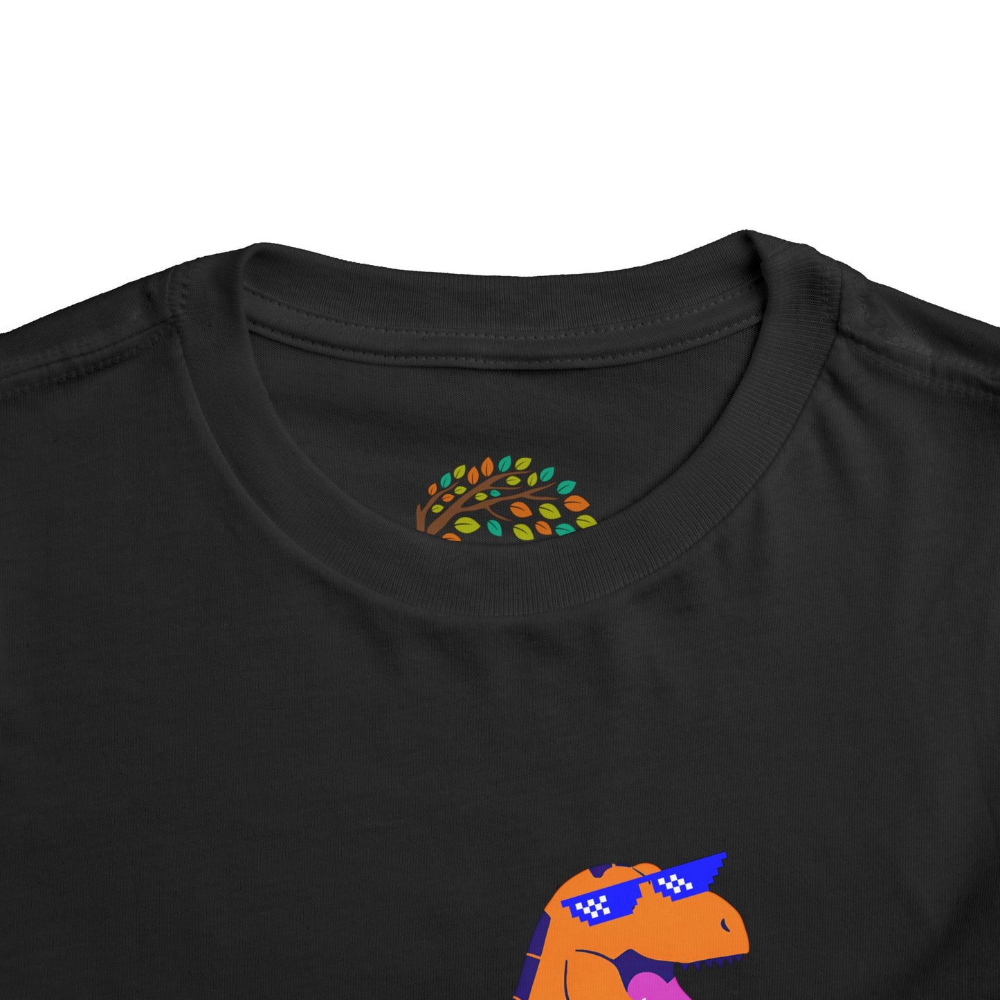 Retro T-Rex - Toddler Short Sleeve Tee