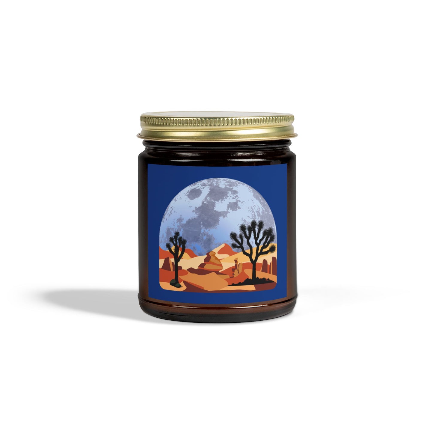 Desert-themed With Joshua Tree - Scented Coconut Apricot Candles (4oz, 9oz)