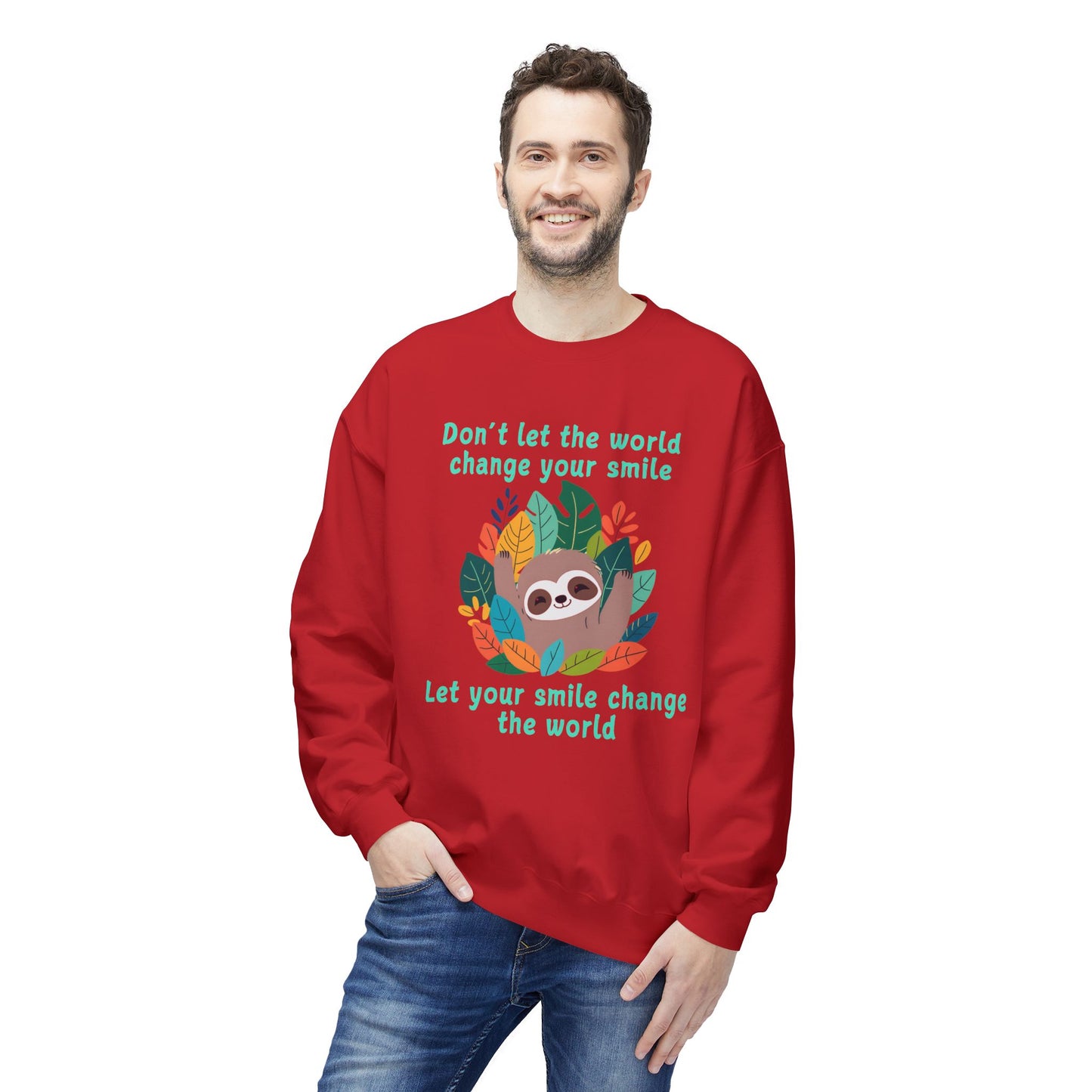 Sloth Smile - Adult Unisex Sweatshirt