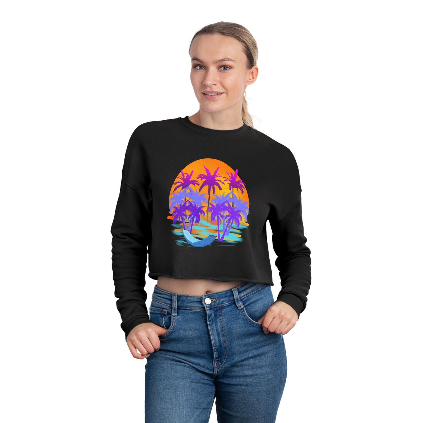 Tropical Paradise - Women's Cropped Sweatshirt