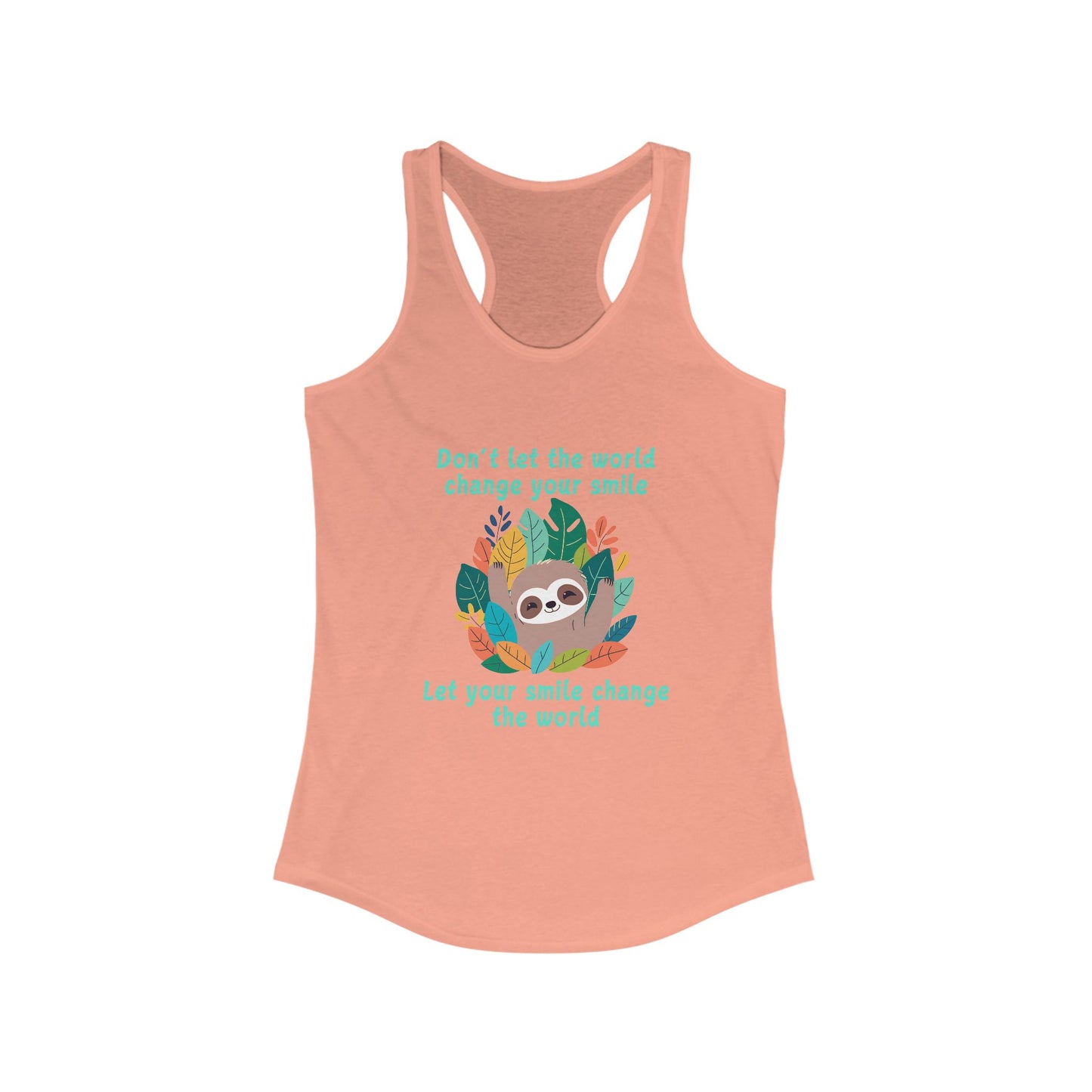 Sloth Smile - Racerback Tank