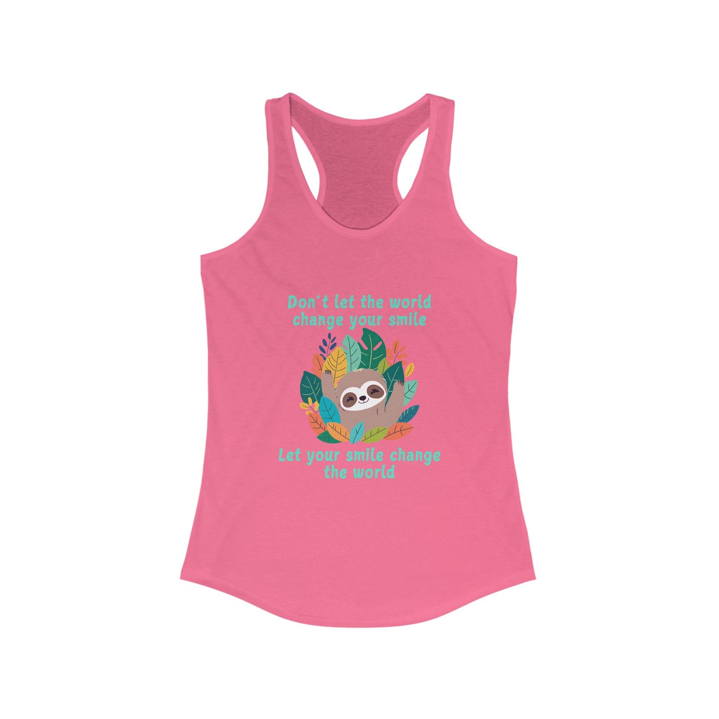 Sloth Smile - Racerback Tank