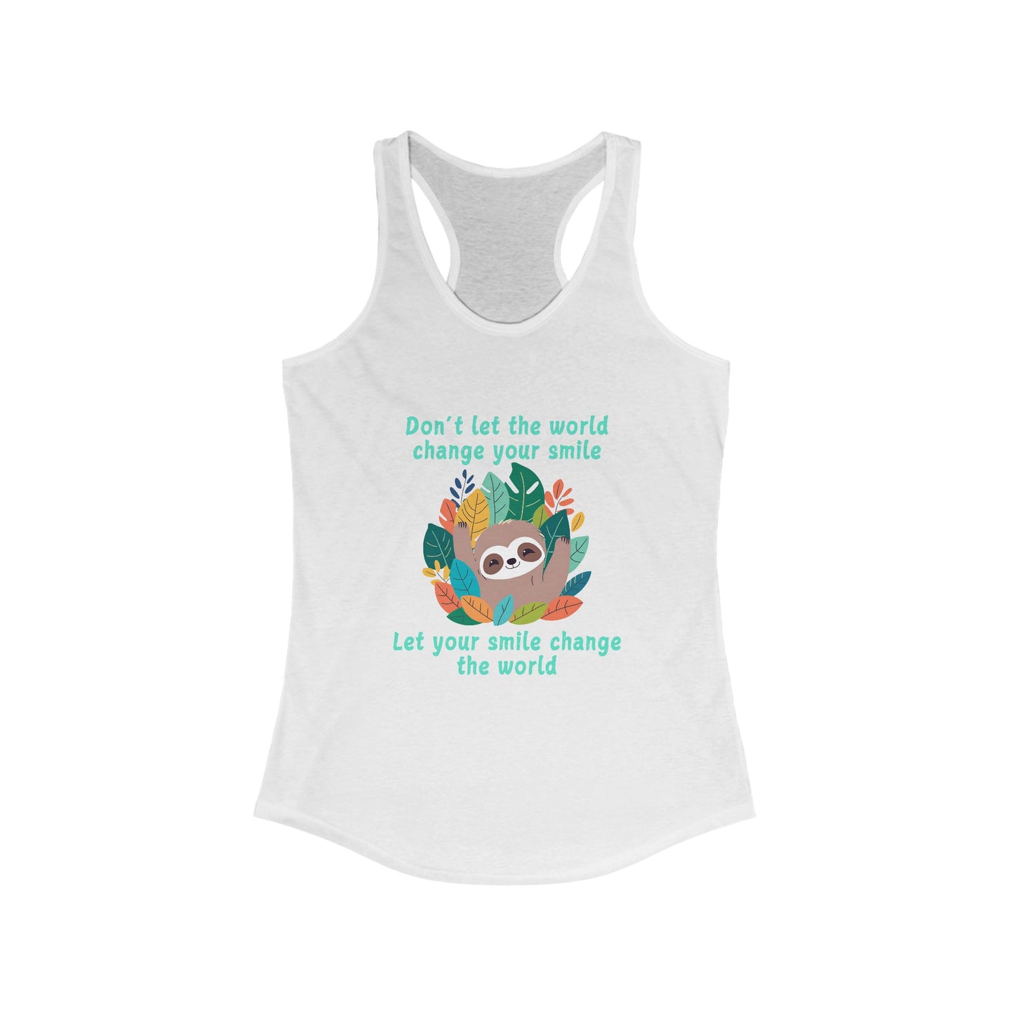 Sloth Smile - Racerback Tank