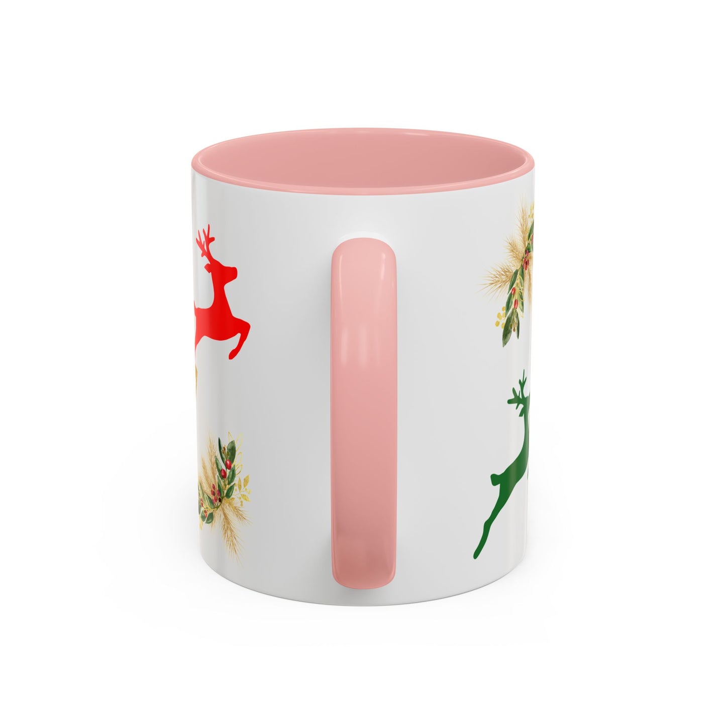 Reindeer Fun - Accent Coffee Mug (11, 15oz)