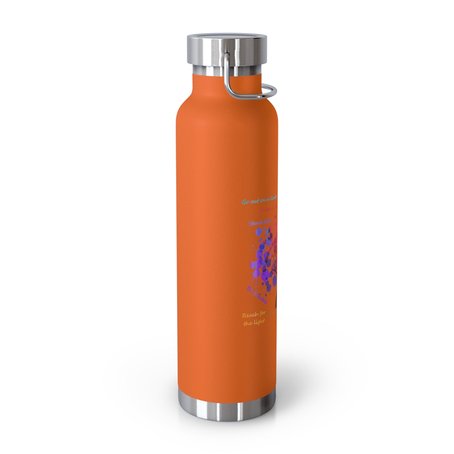 Tree of Life - Copper Vacuum Insulated Bottle, 22oz