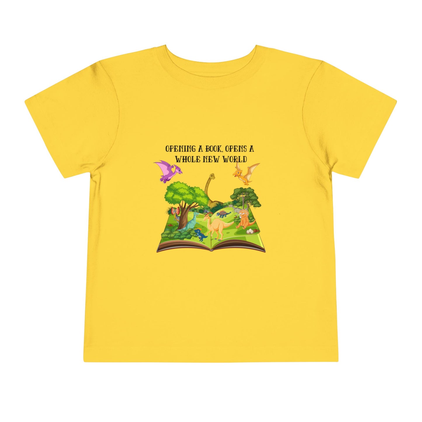 Dinosaur Book Adventure - Toddler Short Sleeve Tee - Discovery Awaits