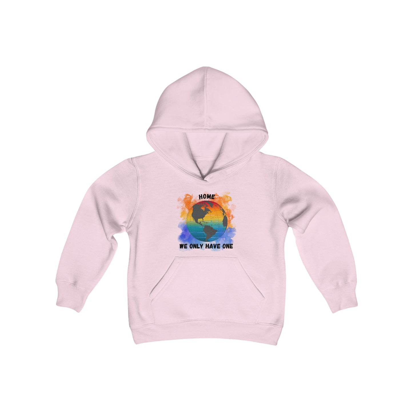 Planet Home - Youth Hoodie Sweatshirt - Vibrant Colors