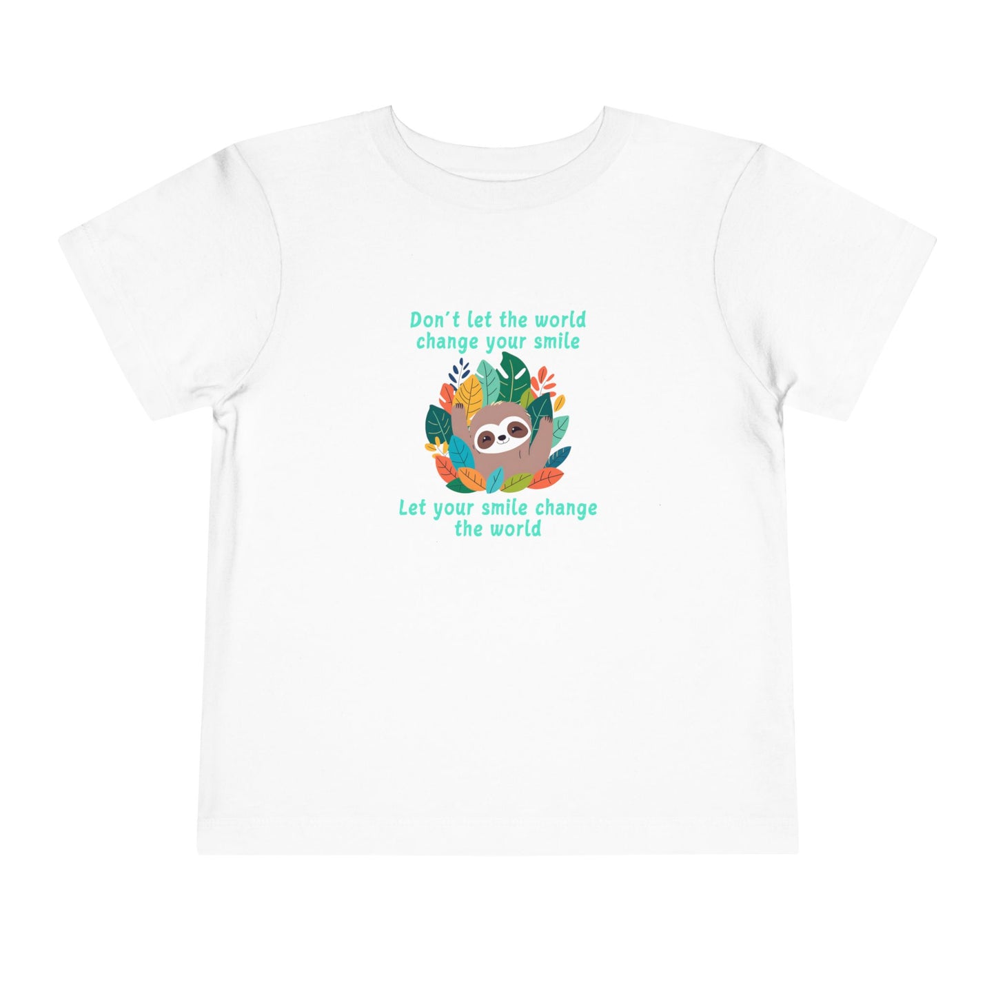 Sloth Smile - Toddler Short Sleeve Tee