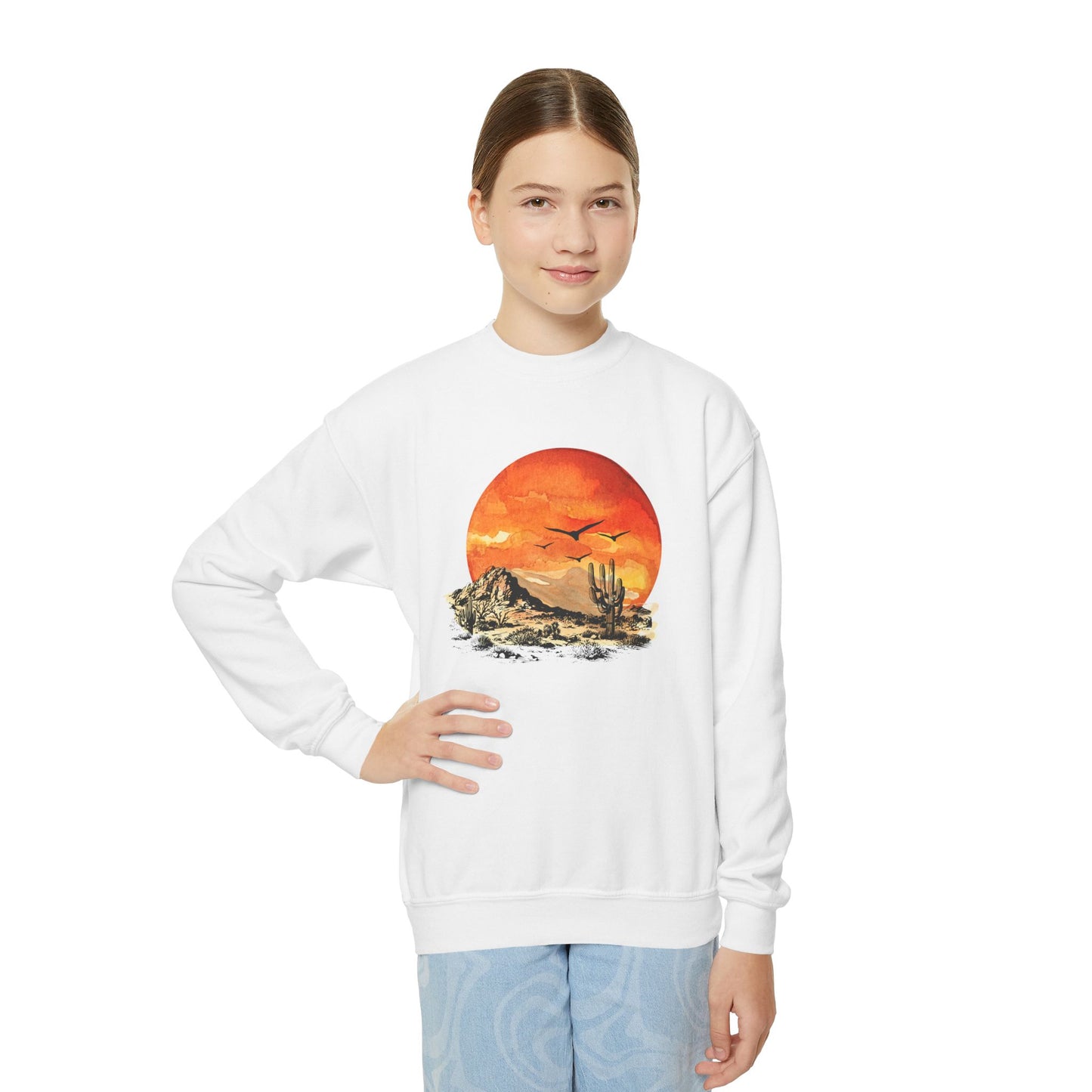 Desert Sun - Youth Crewneck Sweatshirt