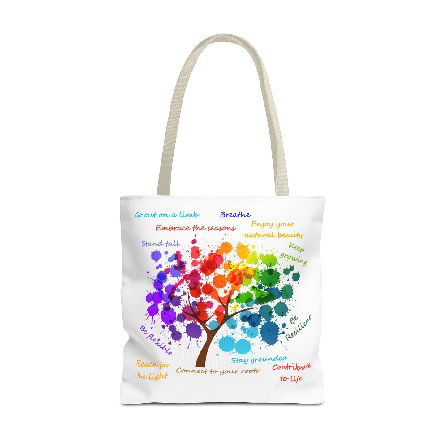 Tree of Life White - Tote Bag (AOP)