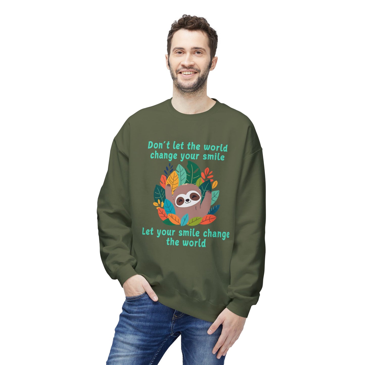 Sloth Smile - Adult Unisex Sweatshirt