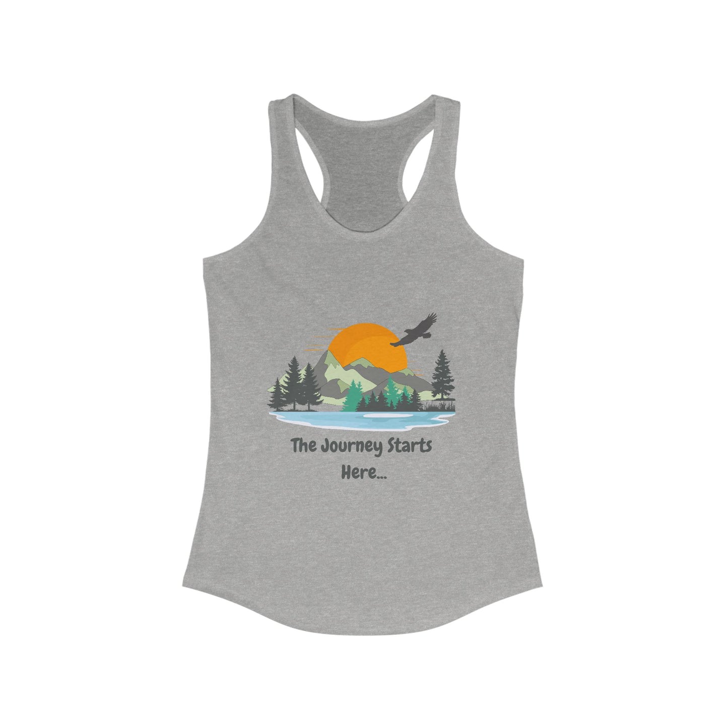 Journey Starts Here - Women's Racerback Tank