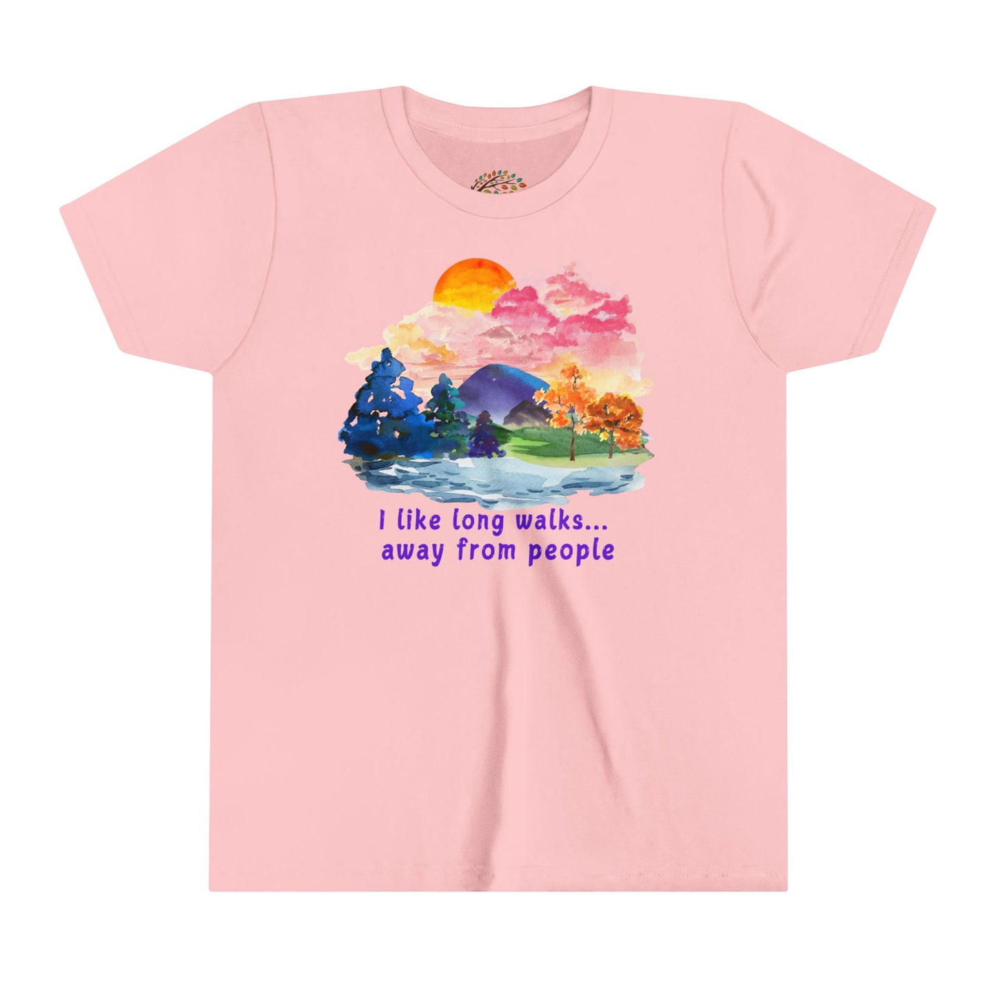 Long Walks Away From People - Youth Tee