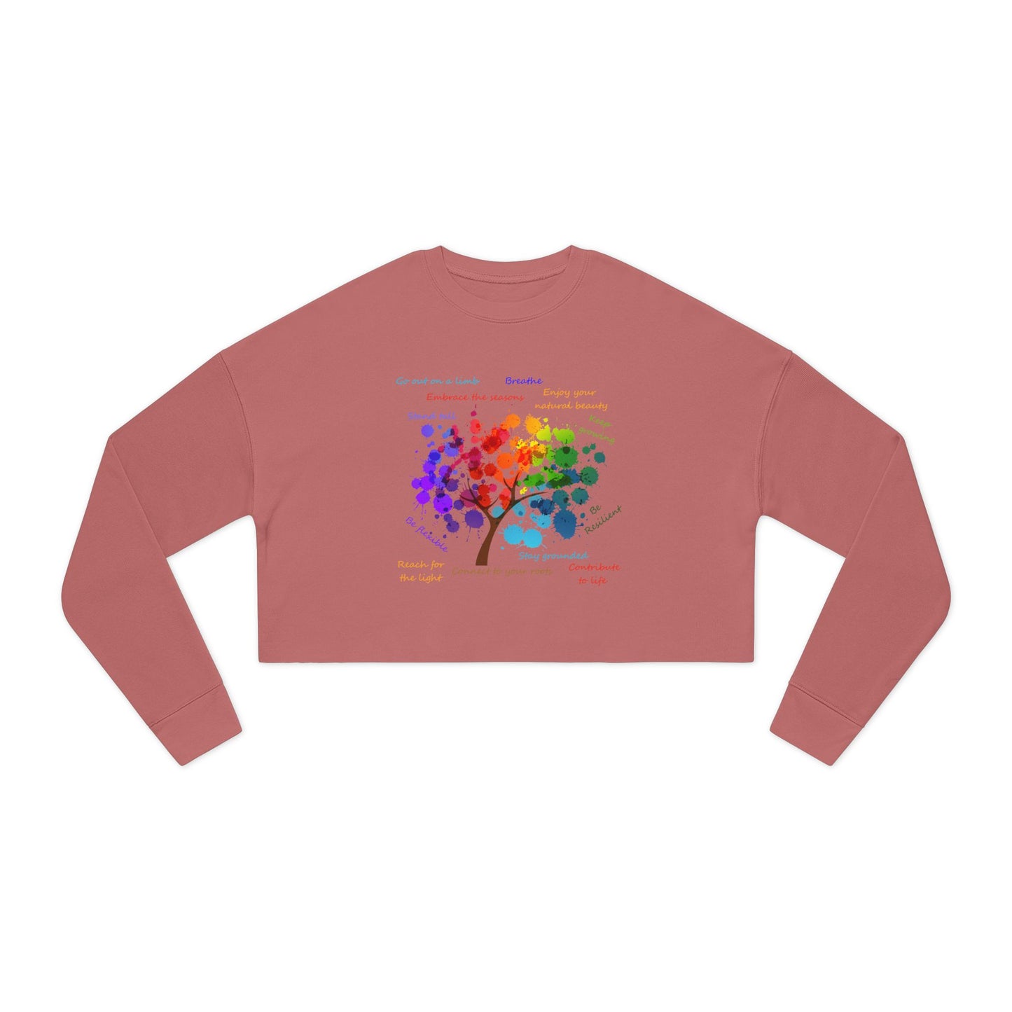 Tree of Life - Women's Cropped Sweatshirt