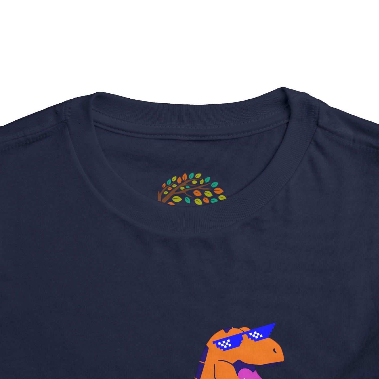 Retro T-Rex - Toddler Short Sleeve Tee