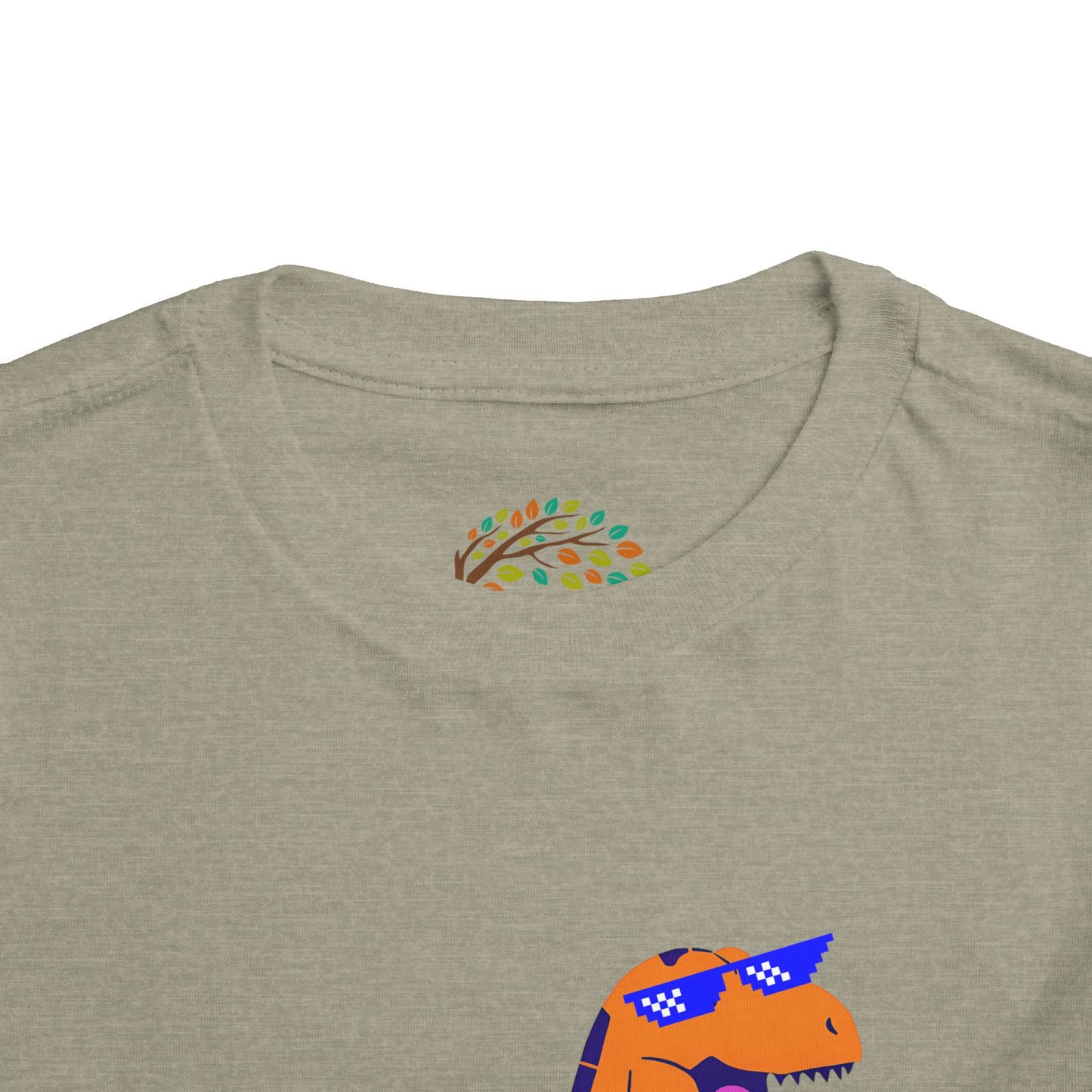 Retro T-Rex - Toddler Short Sleeve Tee