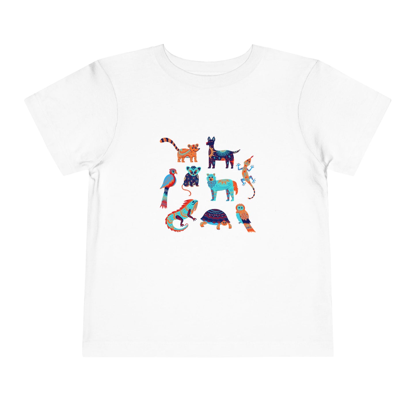 Animal Party - Toddler Short Sleeve Tee