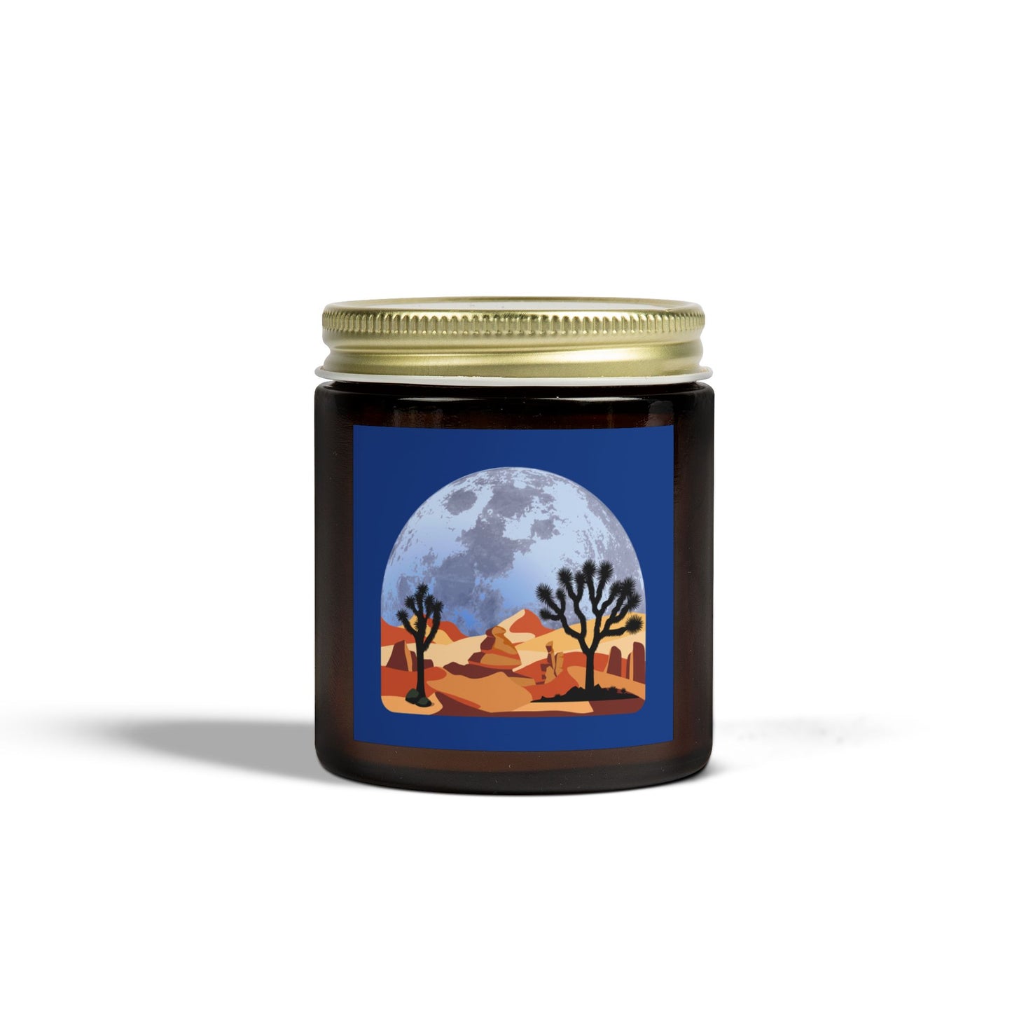 Desert-themed With Joshua Tree - Scented Coconut Apricot Candles (4oz, 9oz)