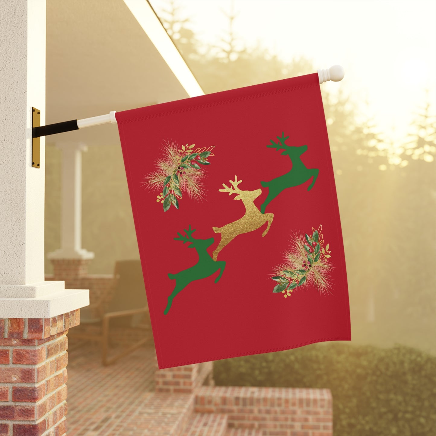 Reindeer Fun - Garden & House Banner