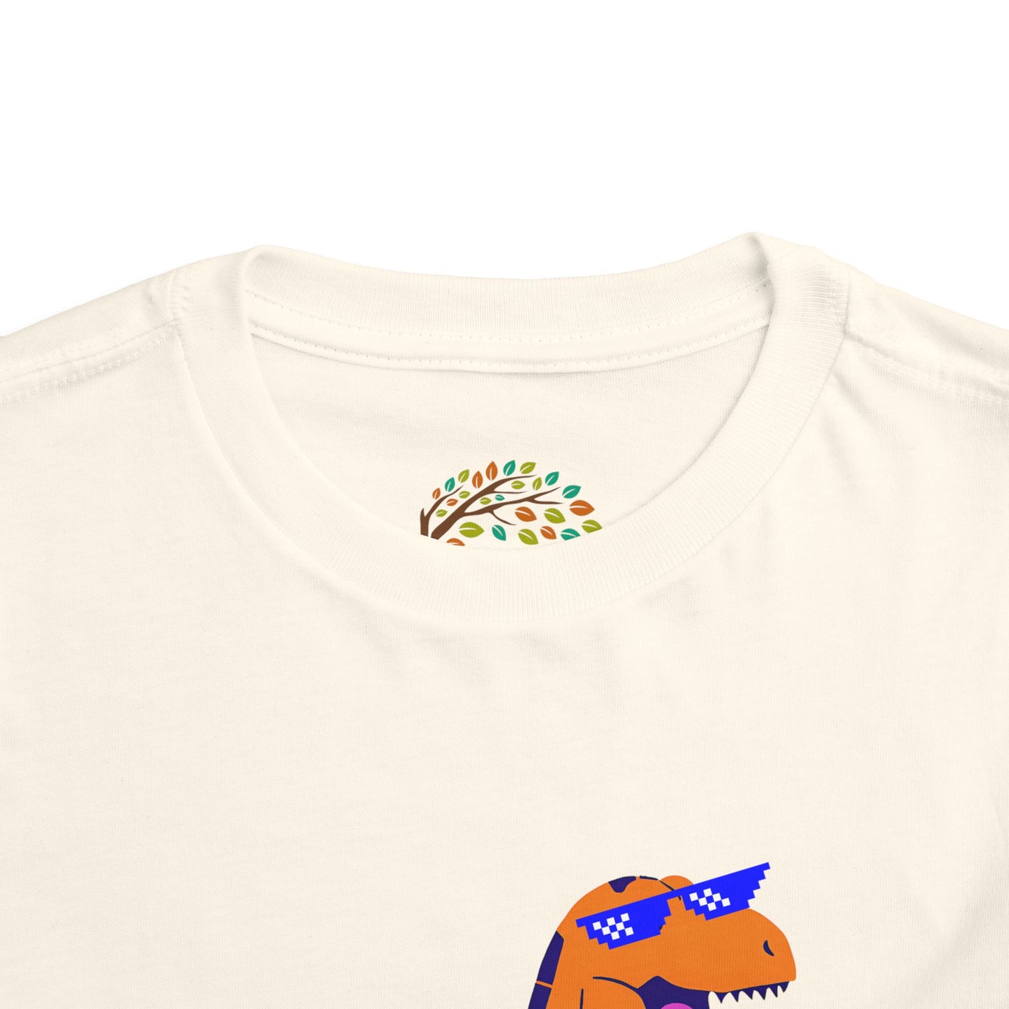 Retro T-Rex - Toddler Short Sleeve Tee