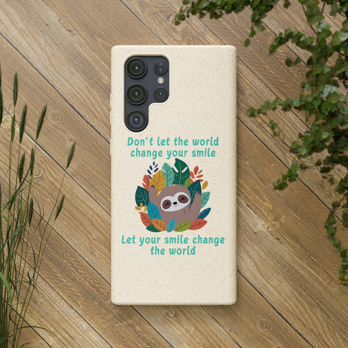 Sloth Smile - Biodegradable Phone Cases