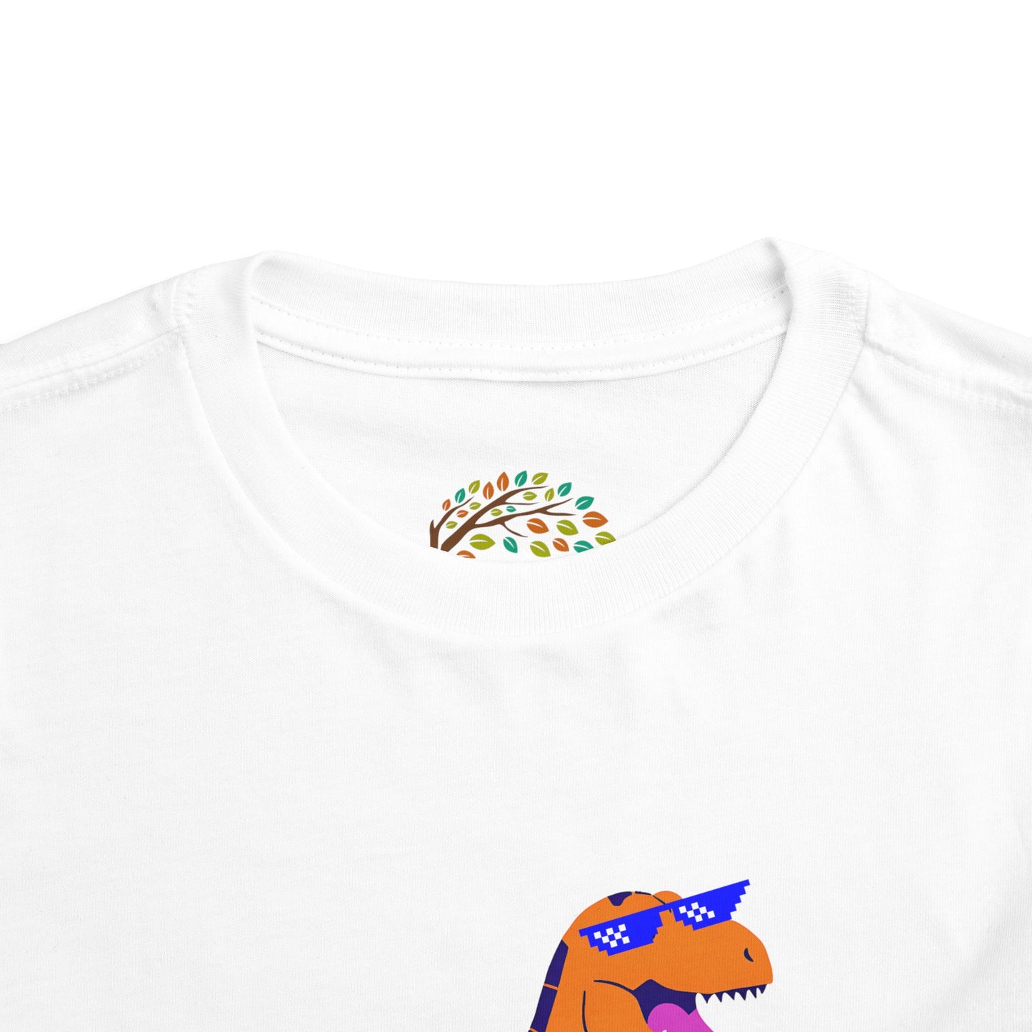 Retro T-Rex - Toddler Short Sleeve Tee