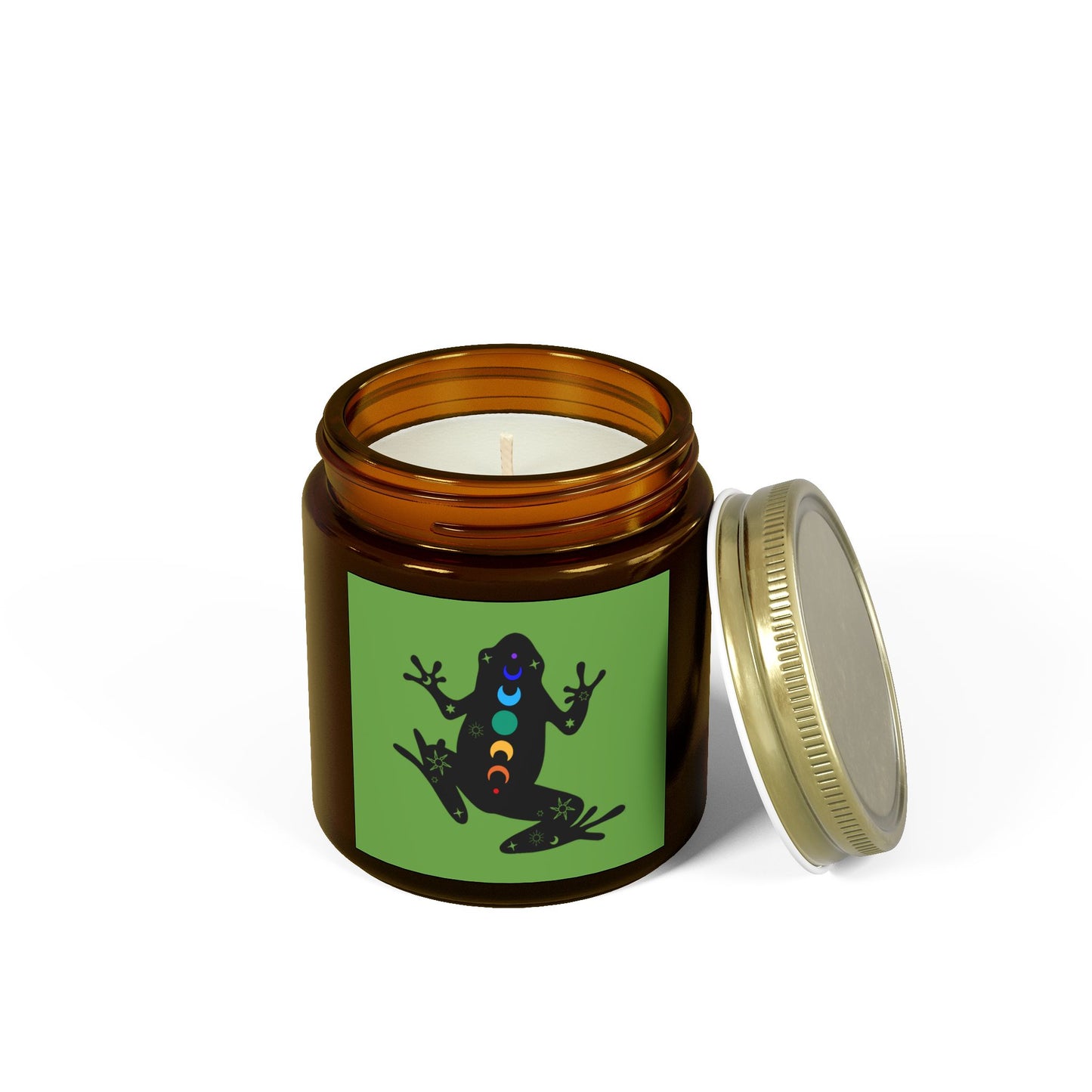 Healing Frog - Scented Coconut Apricot Candles (4oz, 9oz)