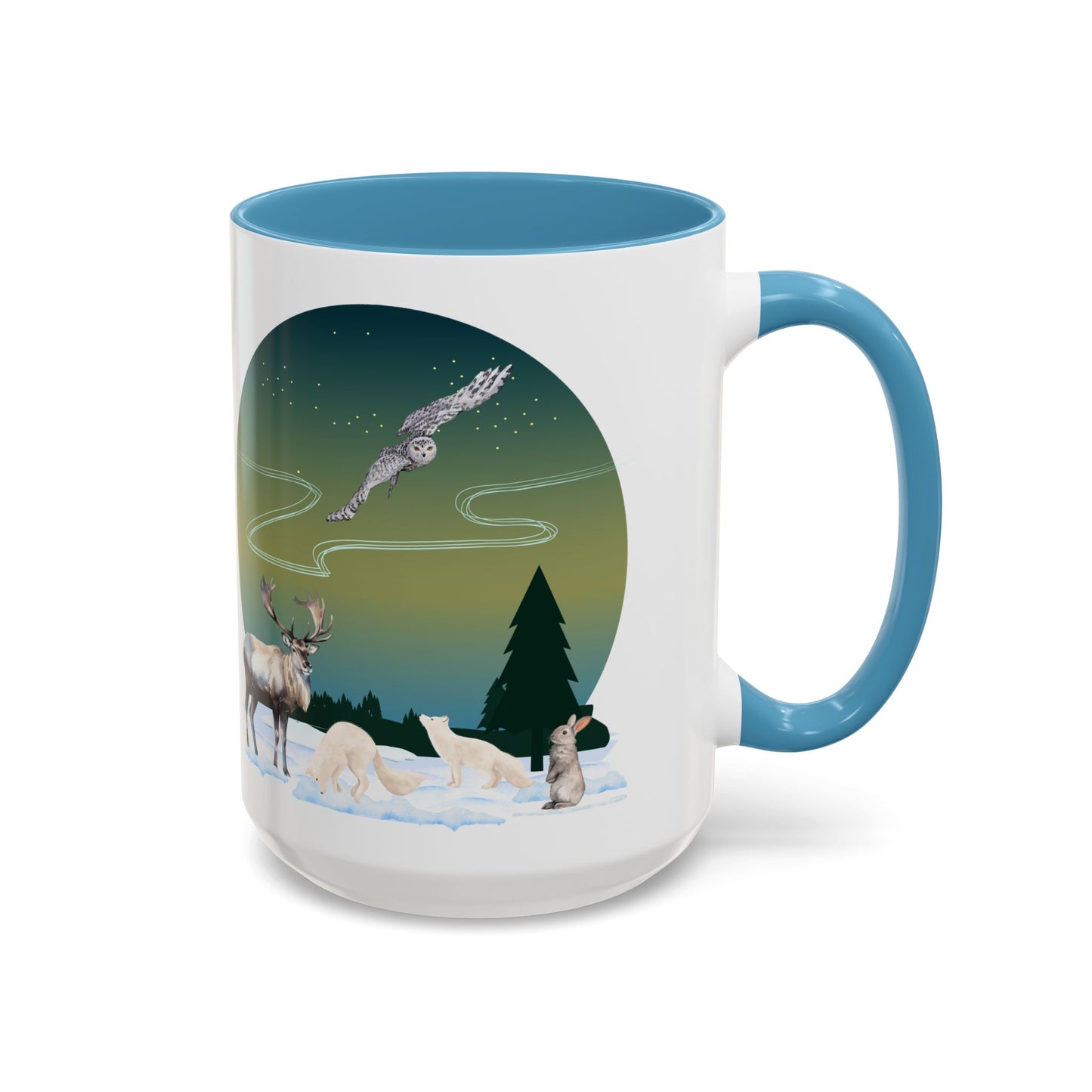 Winter Wonderland - Accent Coffee Mug (11, 15oz)