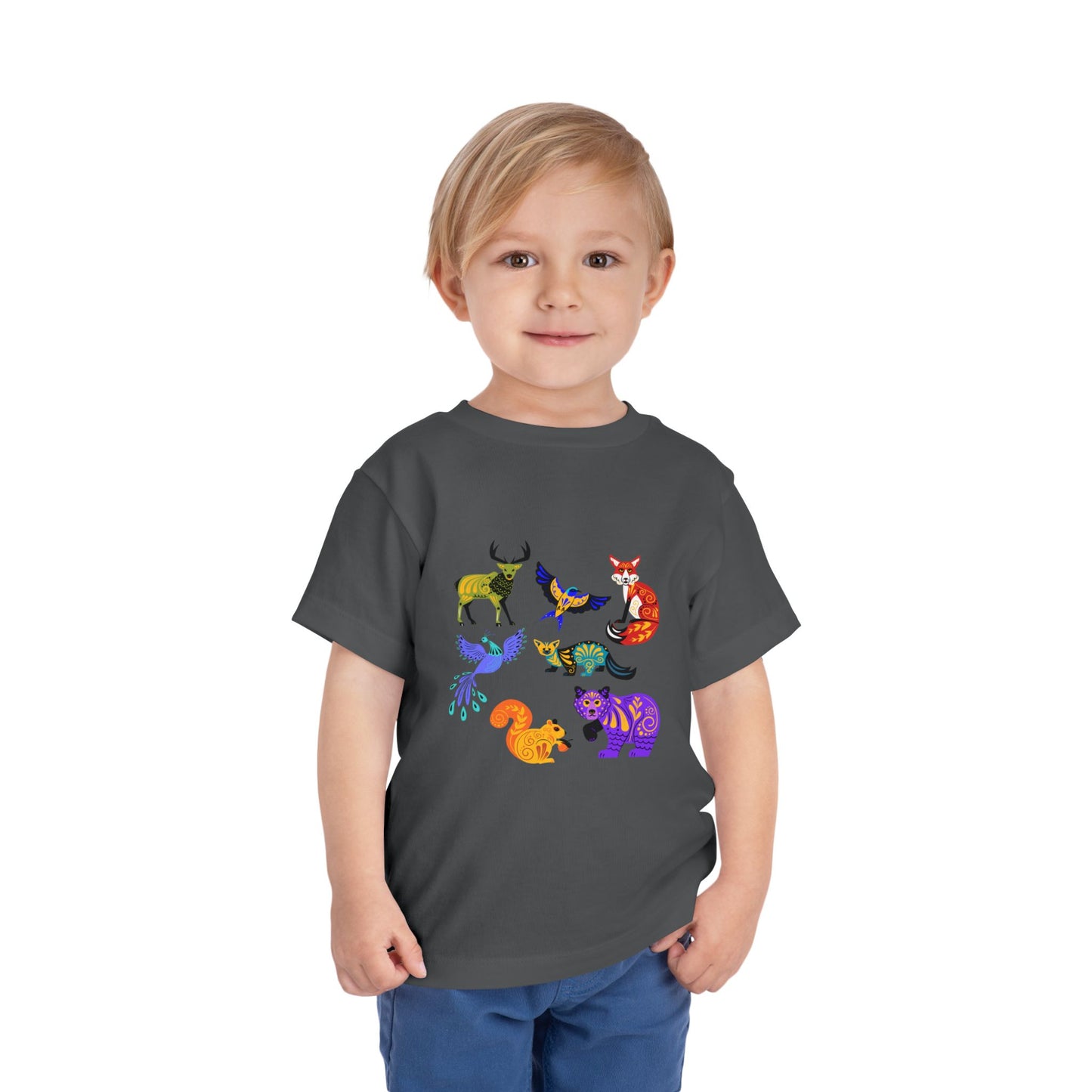 Artsy Animals - Toddler Short Sleeve Tee