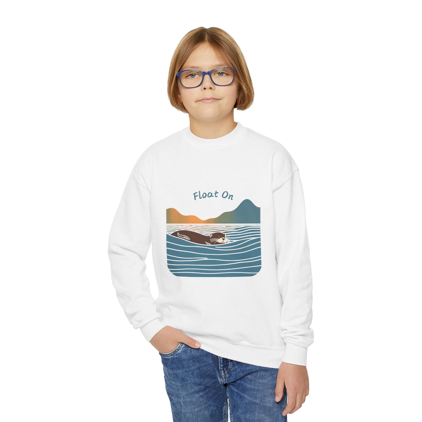 Float On - Youth Crewneck Sweatshirt