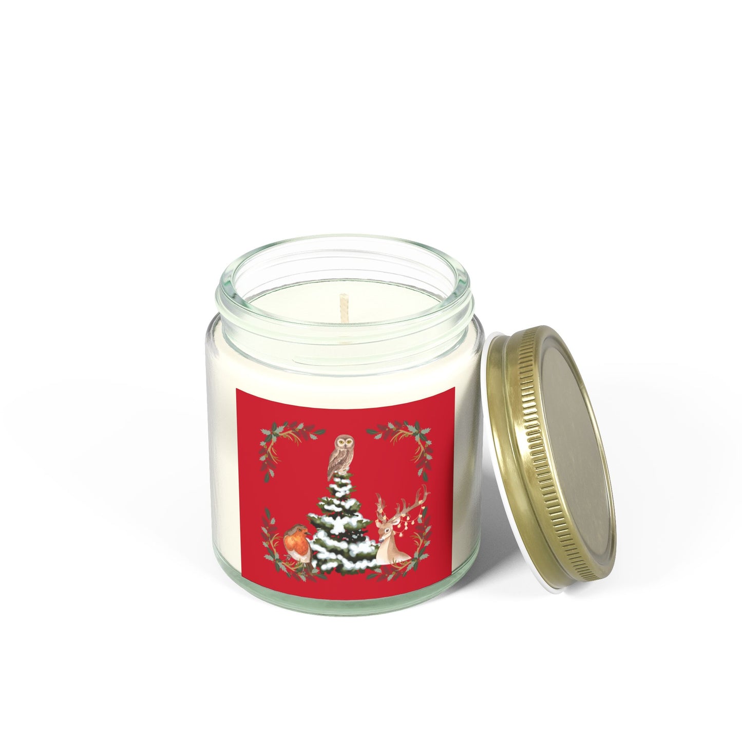 Winter Tree - Scented Candles, Coconut Apricot Wax (4oz, 9oz)