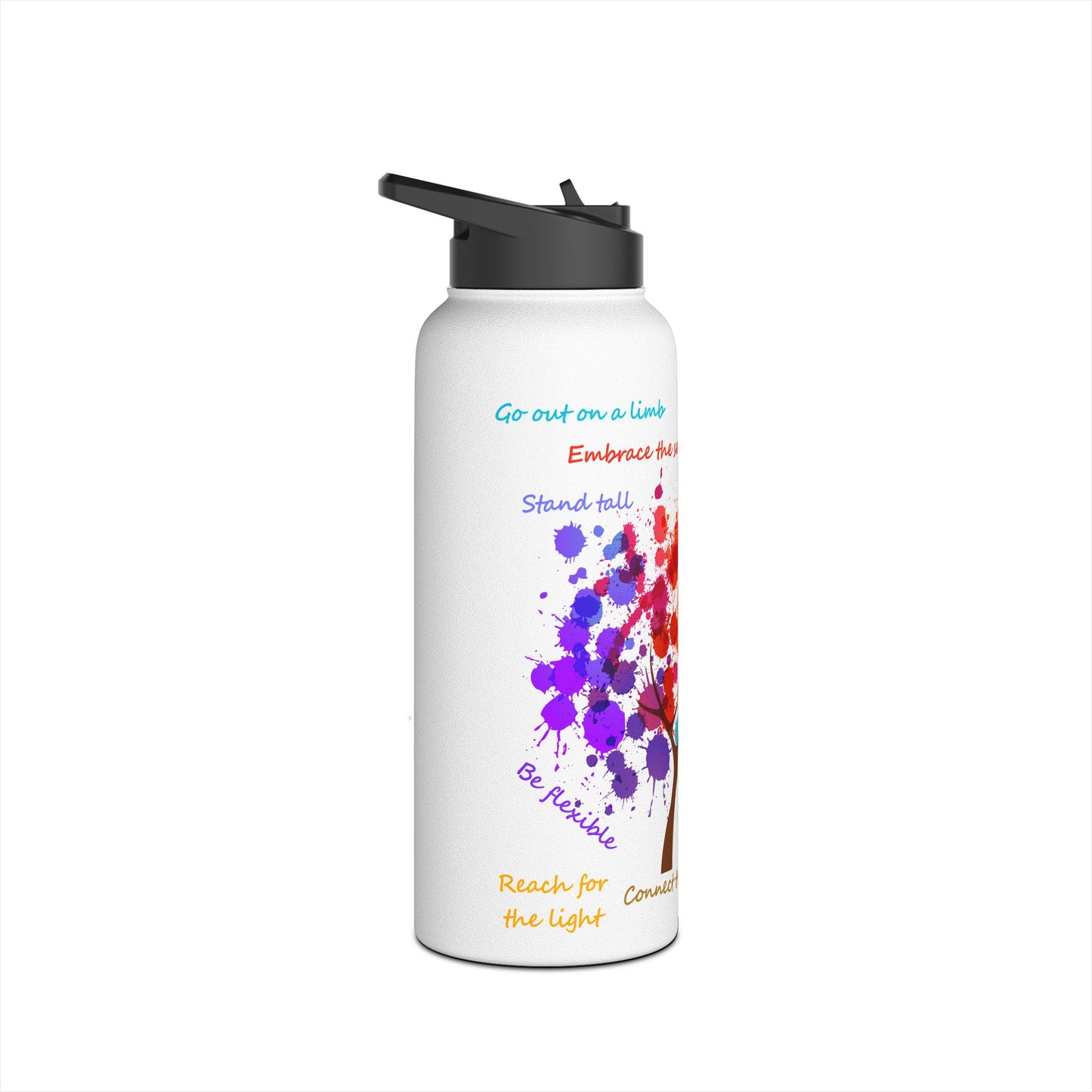 Tree of Life - Stainless Steel Water Bottle, Standard Lid