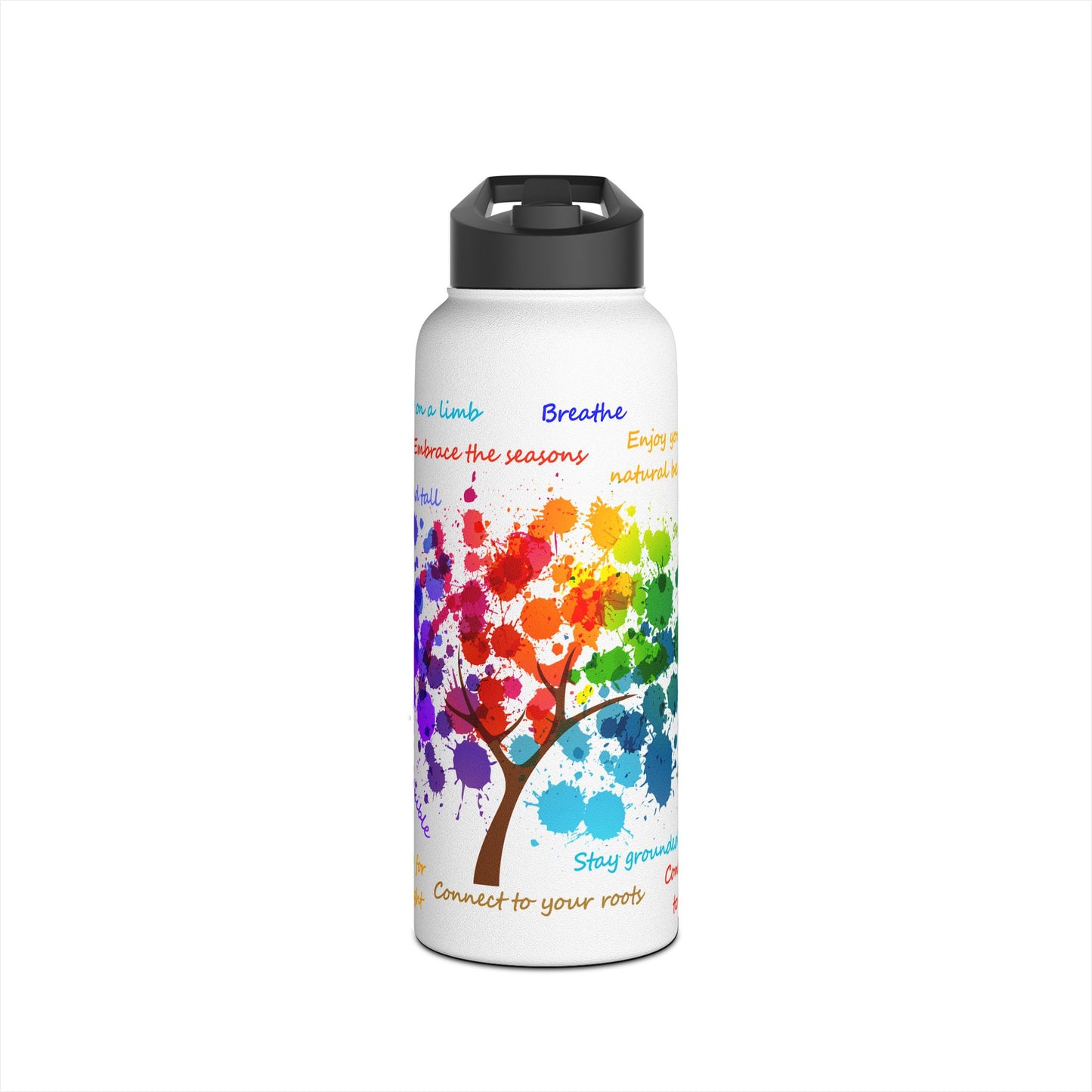 Tree of Life - Stainless Steel Water Bottle, Standard Lid