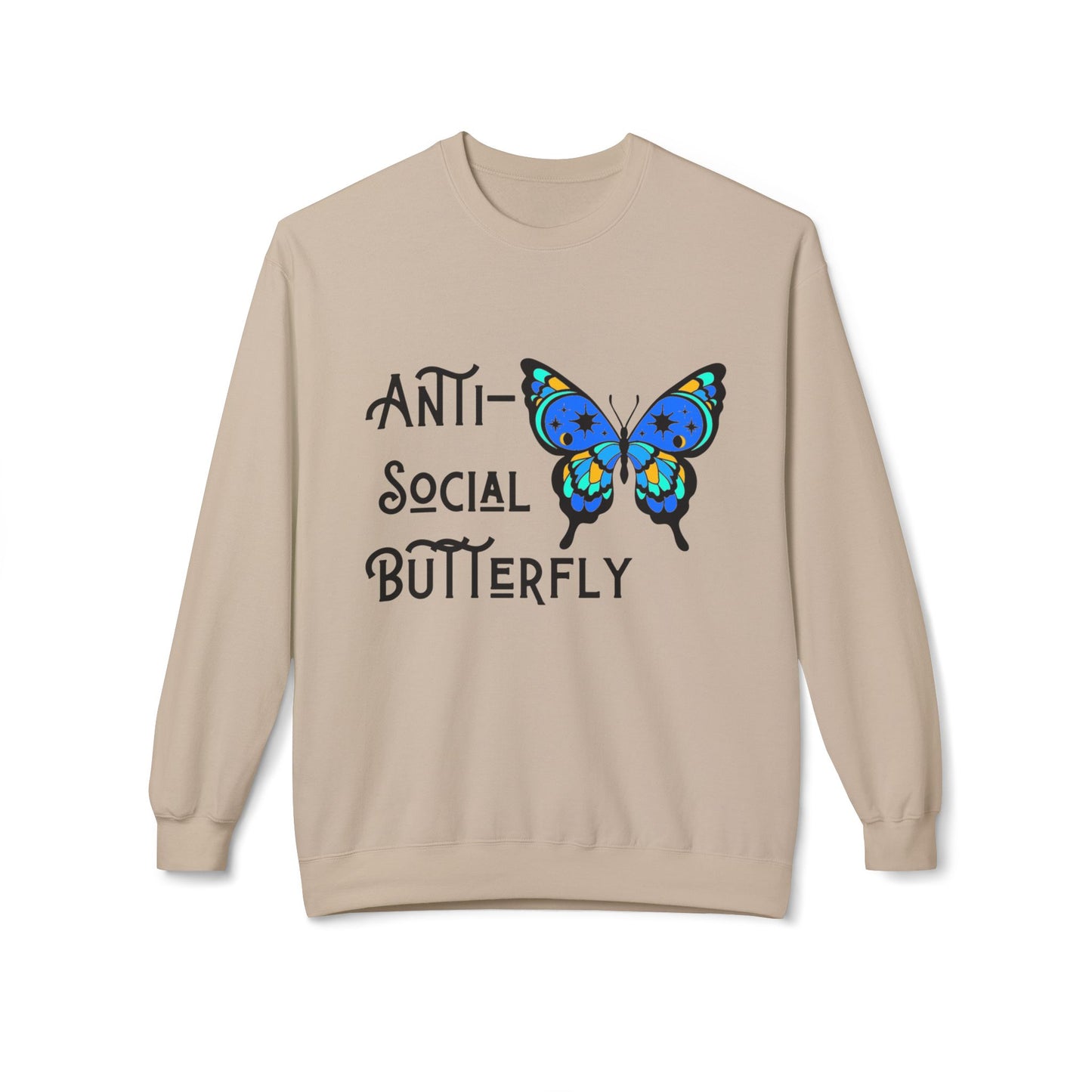 Anti-social - Adult Crewneck Sweatshirt