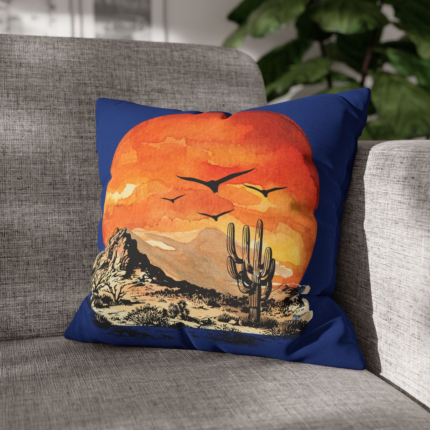 Desert Sun - Square Pillowcase - Various Sizes