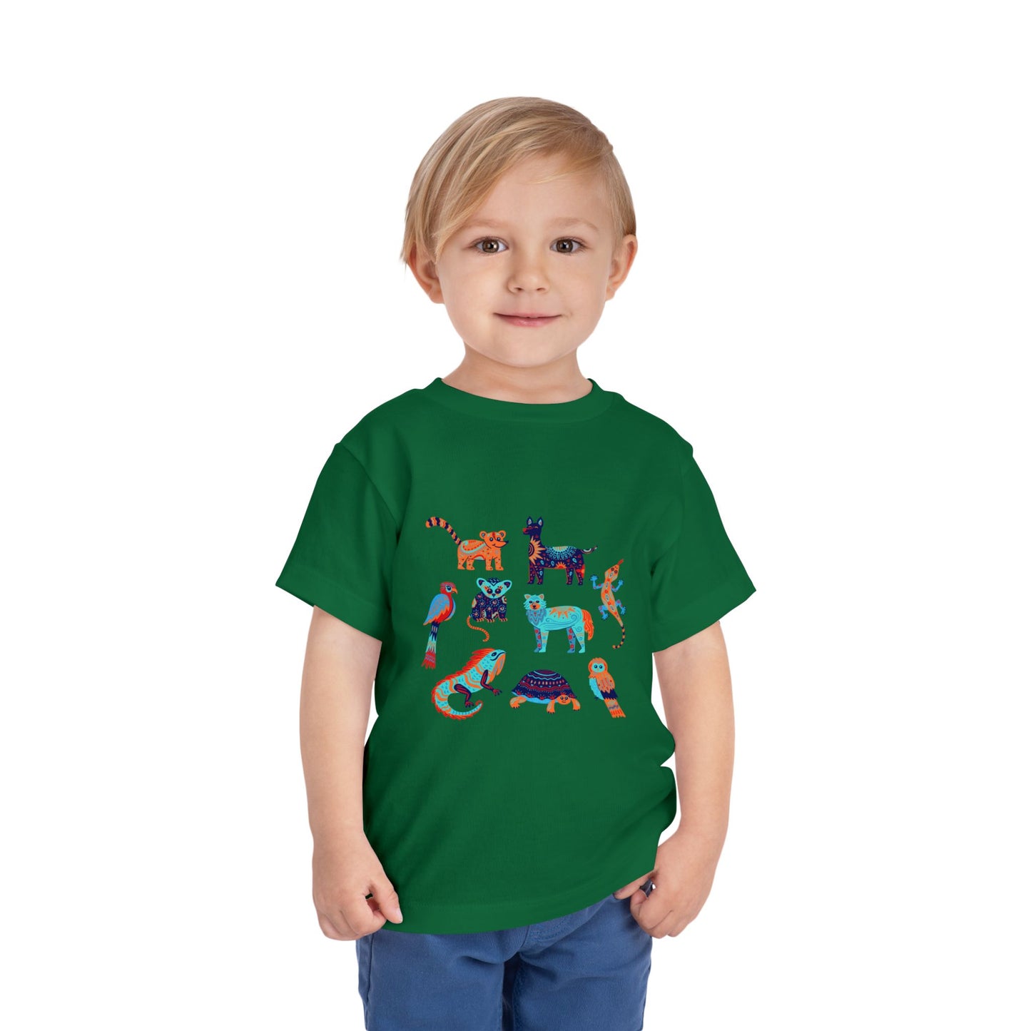 Animal Party - Toddler Short Sleeve Tee