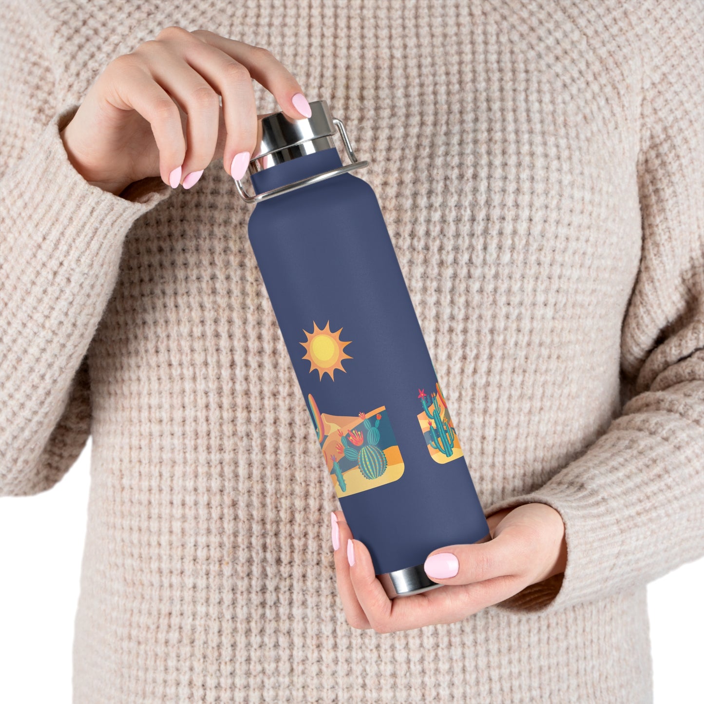 Desert Colors - Copper Vacuum Insulated Bottle, 22oz