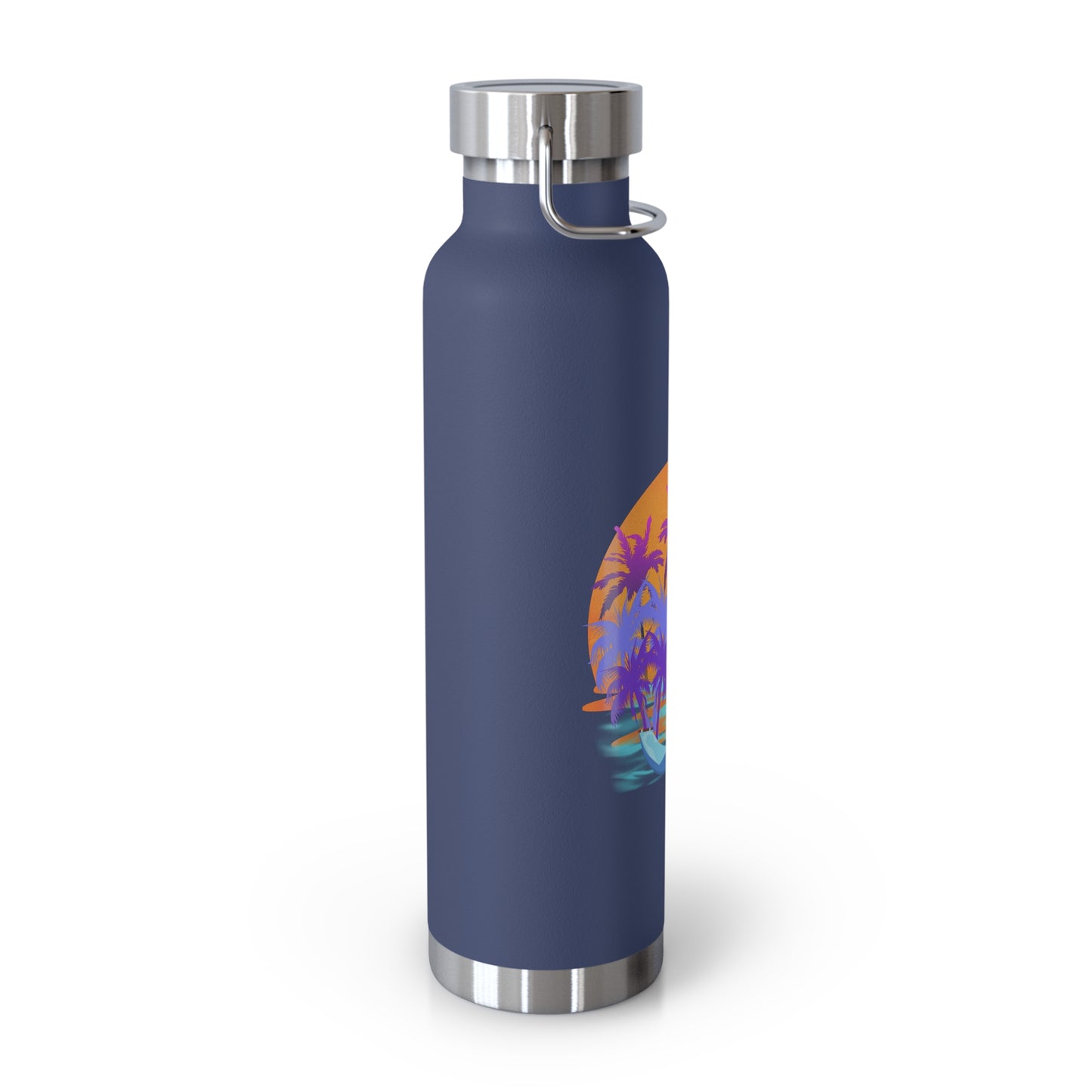 Tropical Paradise - Copper Vacuum Insulated Bottle, 22oz