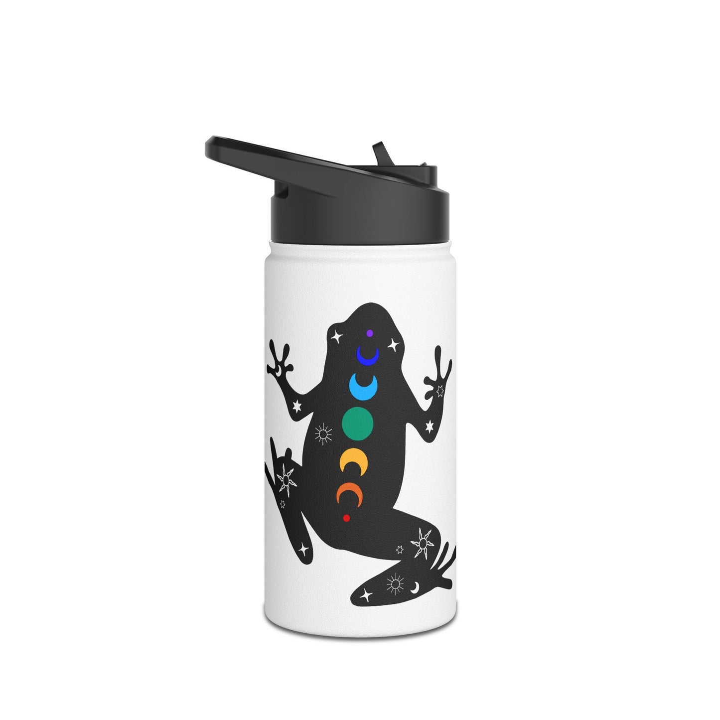 Healing Frog - Stainless Steel Water Bottle, Standard Lid