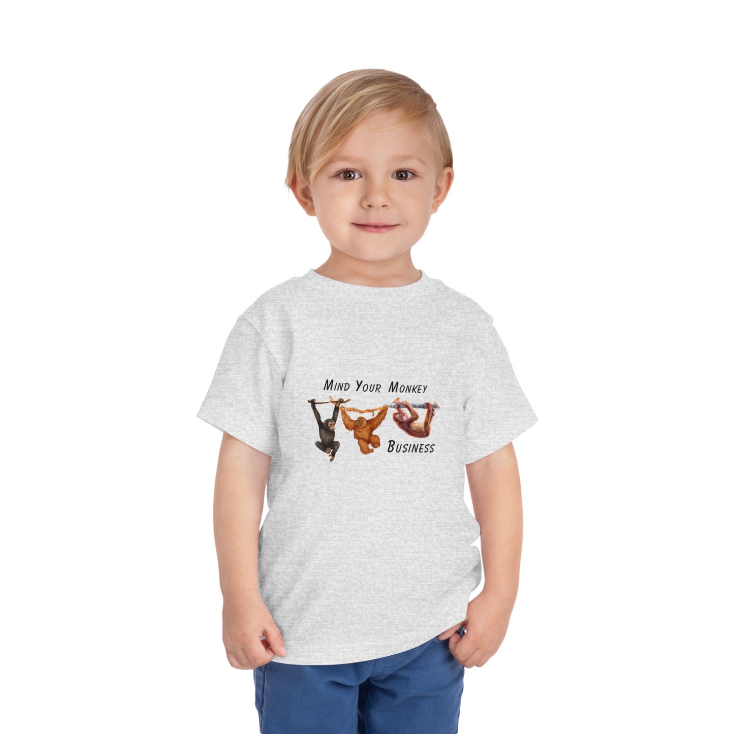 Mind Your Monkey Business - Toddler Short Sleeve Tee