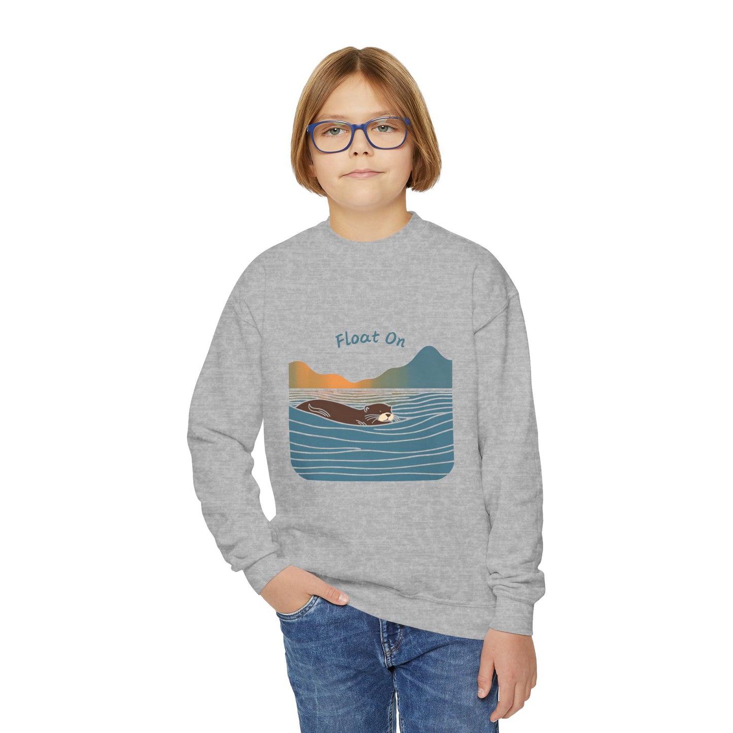 Float On - Youth Crewneck Sweatshirt