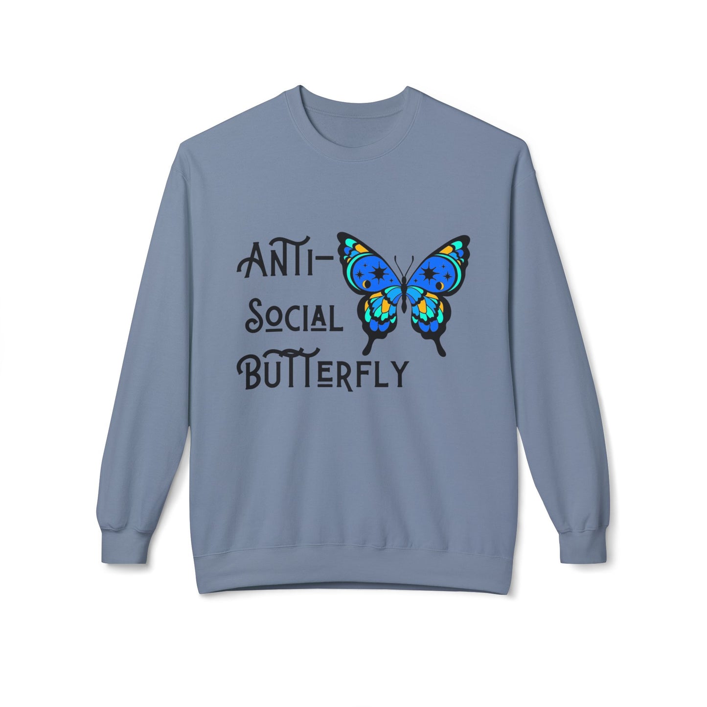 Anti-social - Adult Crewneck Sweatshirt